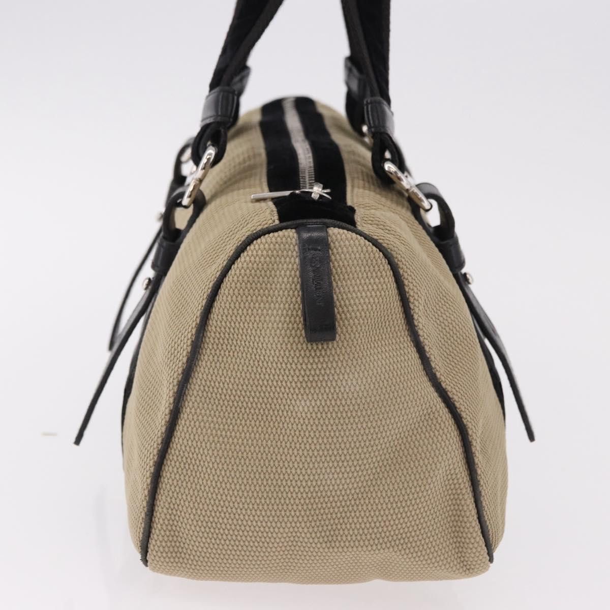 Saint Laurent Paris SAINT LAURENT Hand Bag Canvas Beige Silver Auth bs36099A - Size ONE SIZE - 4 Thumbnail