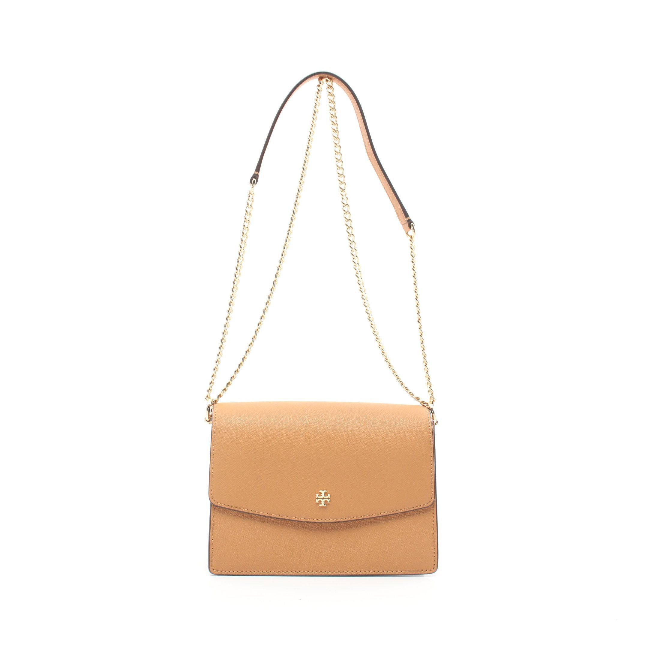 Tory Burch Tory Burch Chain Shoulder Bag Leather Light Brown Size ONE SIZE - 1 Thumbnail