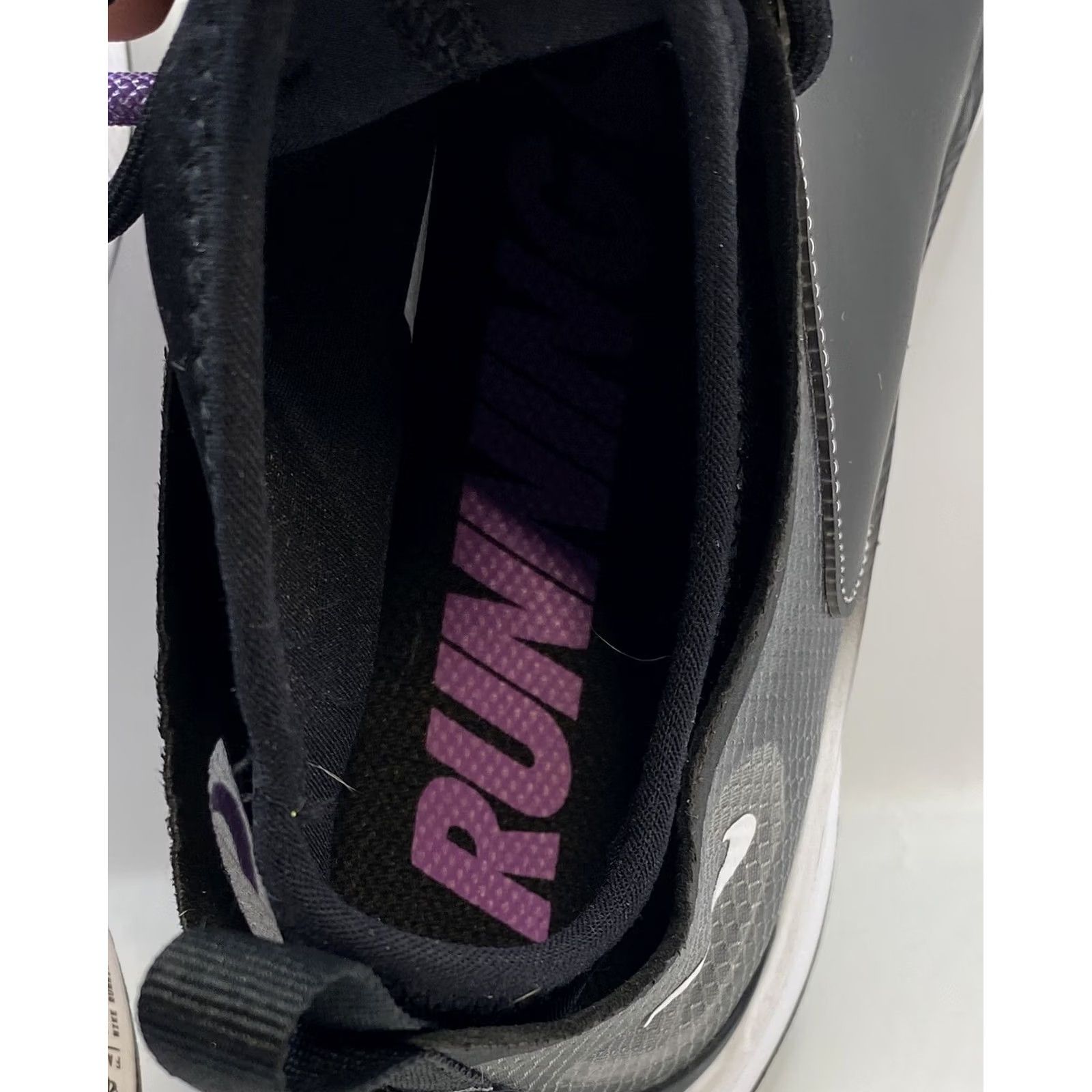 Nike Nike Zoom Pegasus Turbo Running Shoes Womens 7.5 US 5.5 US Black/Bright Violet-White AR4347-001 Size US 5 / IT 35 - 5 Thumbnail