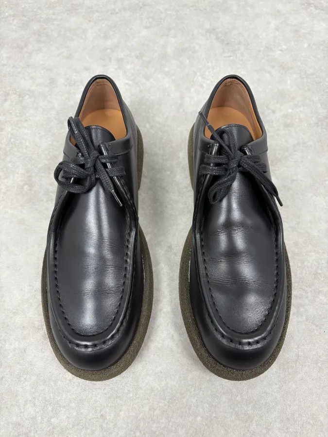 Dries Van Noten Dries Van Noten Black Classy Premium Leather Derby Shoes Size US 12 / EU 45 - 2 Thumbnail