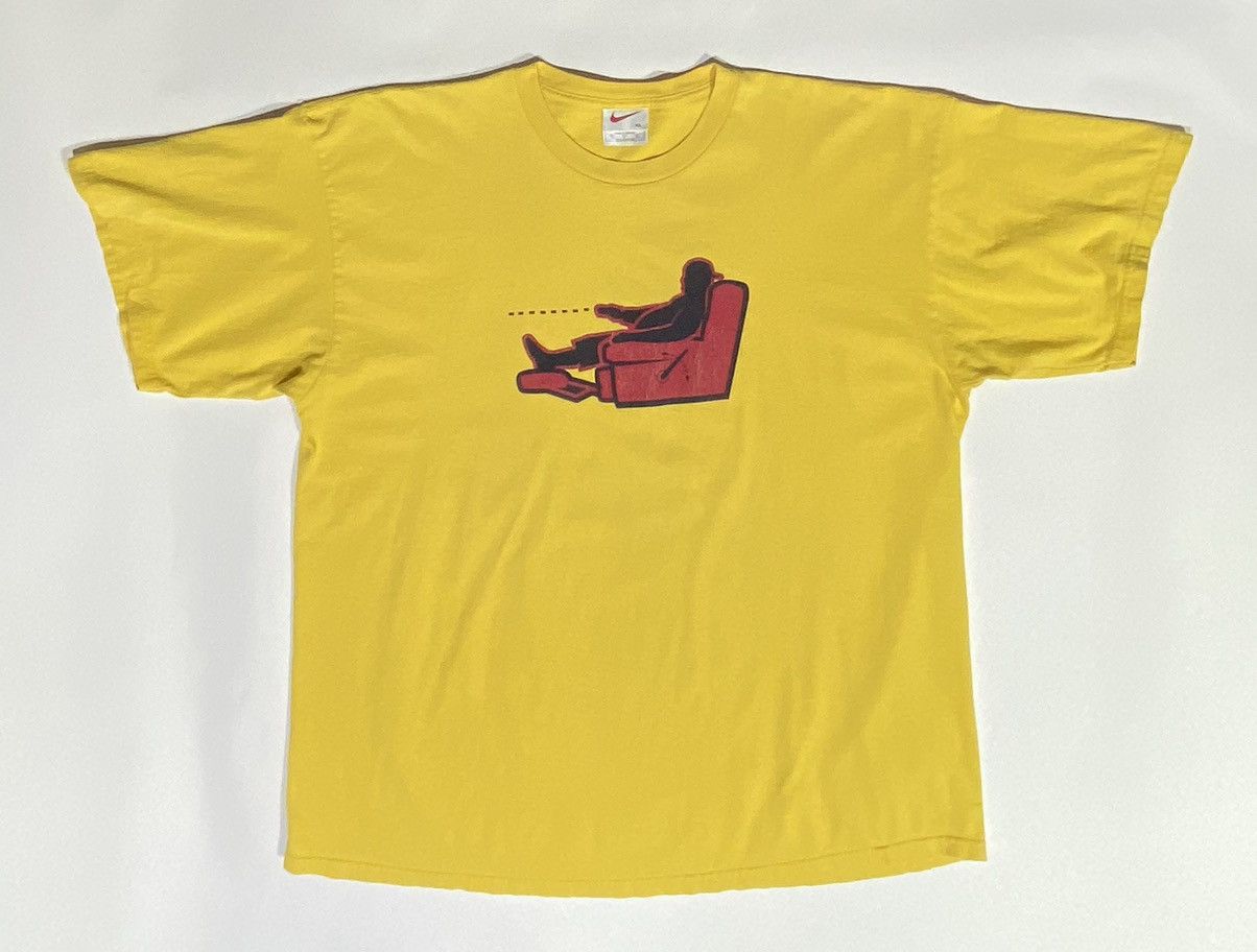 Nike × Vintage Nike Channel Surfing is not a sport Vintage T shirt (sz XL) Size US XL / EU 56 / 4 - 3 Thumbnail