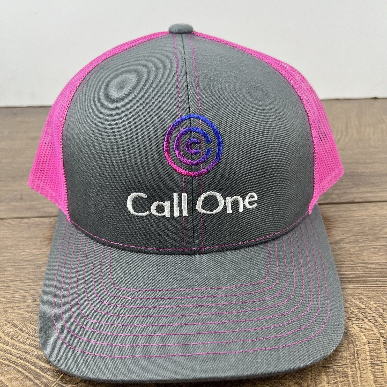 Other Call One Hat Snapback Hat Gray Adjustable Hat Adult Fit Gray Size ONE SIZE - 4 Thumbnail
