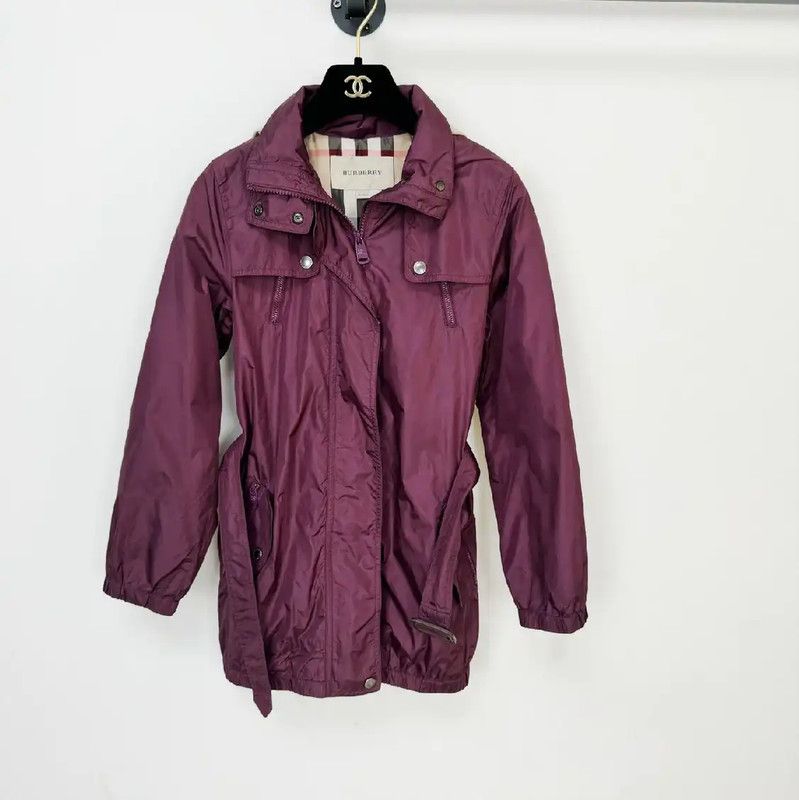 Burberry Burberry Violet Women's Trench Coat Size L / US 10 / IT 46 - 1 Thumbnail