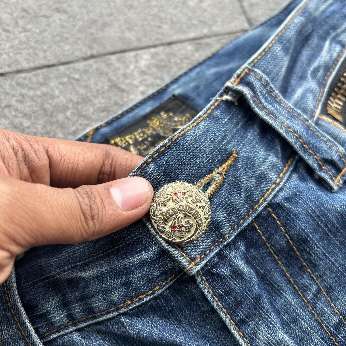 Japanese Brand Vintage y2k Redpepper Jeans Skull Size US 34 / EU 50 - 6 Thumbnail