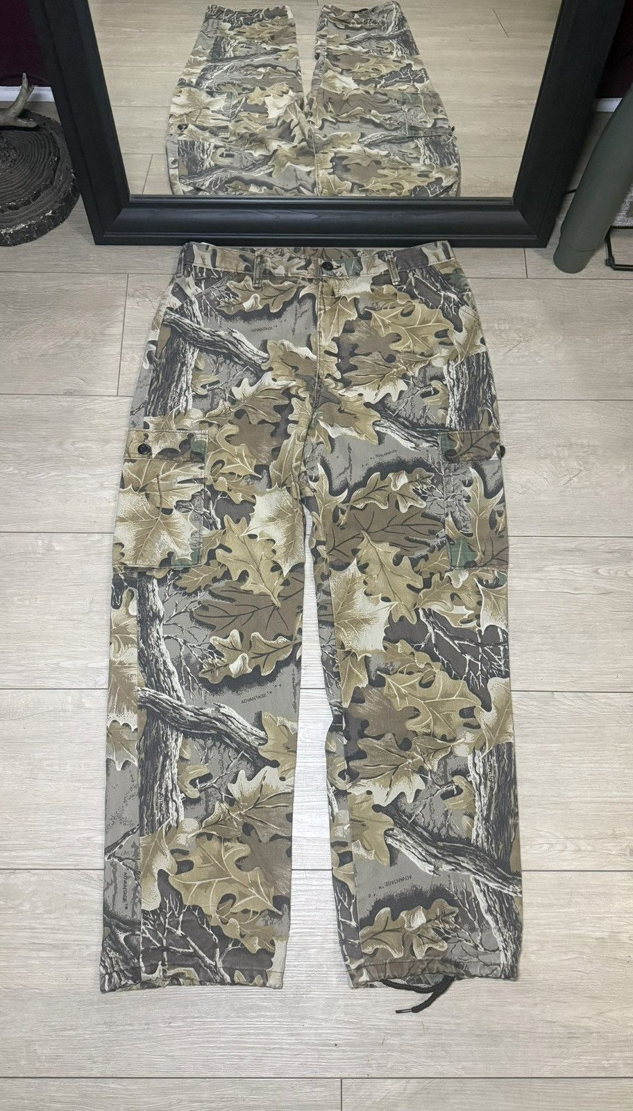 Realtree Vintage 1990s RealTree Camouflage Baggy Cargo Pants Size US 36 / EU 52 - 1 Thumbnail