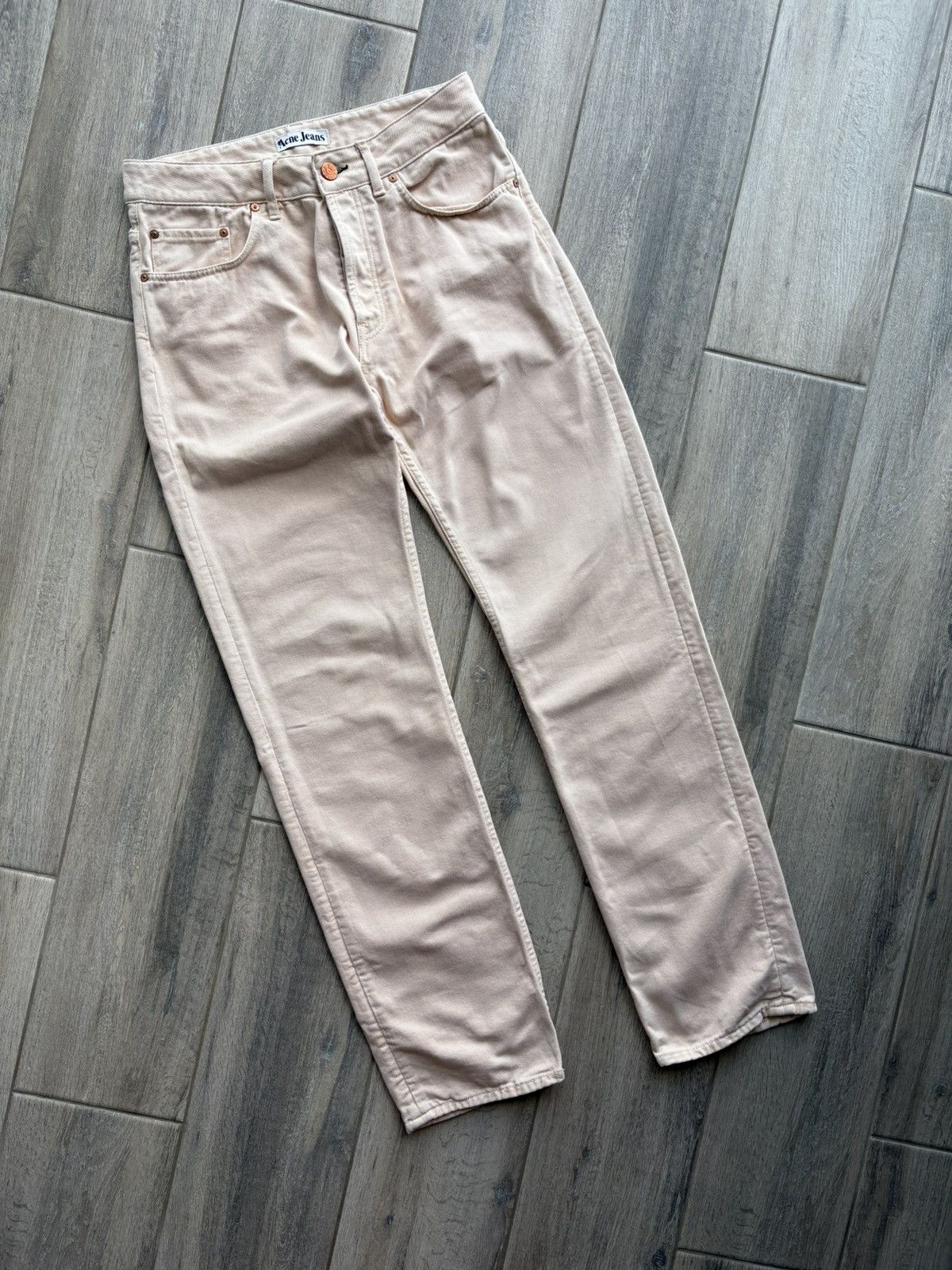 Acne Studios Women's Straight Acne Jeans Girl Peach Size 28/32 Size 28" / US 6 / IT 42 - 1 Thumbnail