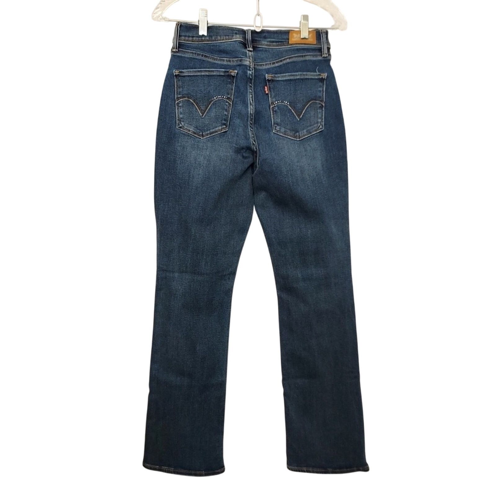Levi's Levi's 512 Perfectly Slim Bootcut Blue Denim Mid Rise Jeans Size 27" / US 4 / IT 40 - 2 Thumbnail