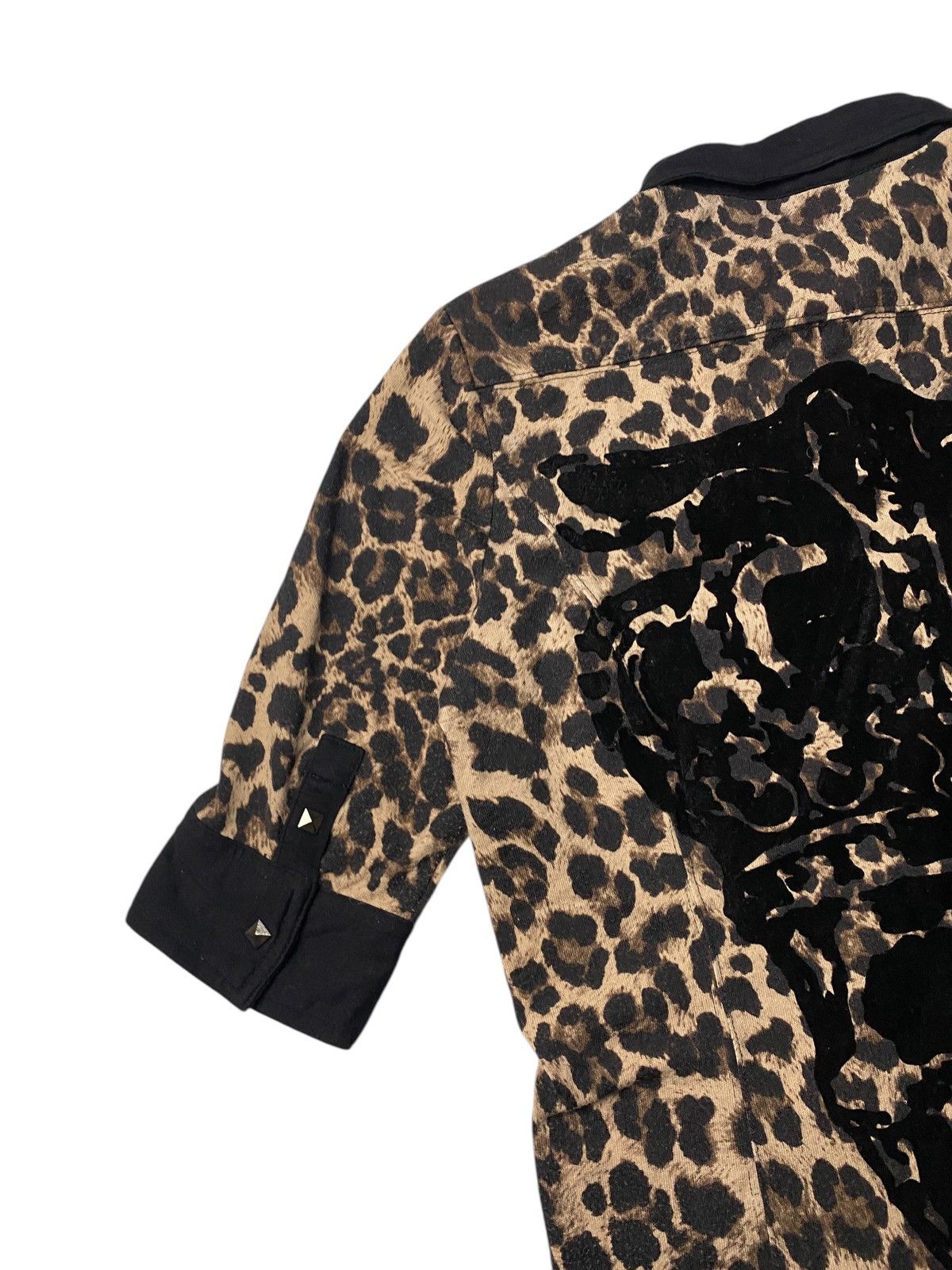 Hysteric Glamour 2000's Roshell Leopard Pattern Skull Shirts Size US M / EU 48-50 / 2 - 9 Thumbnail