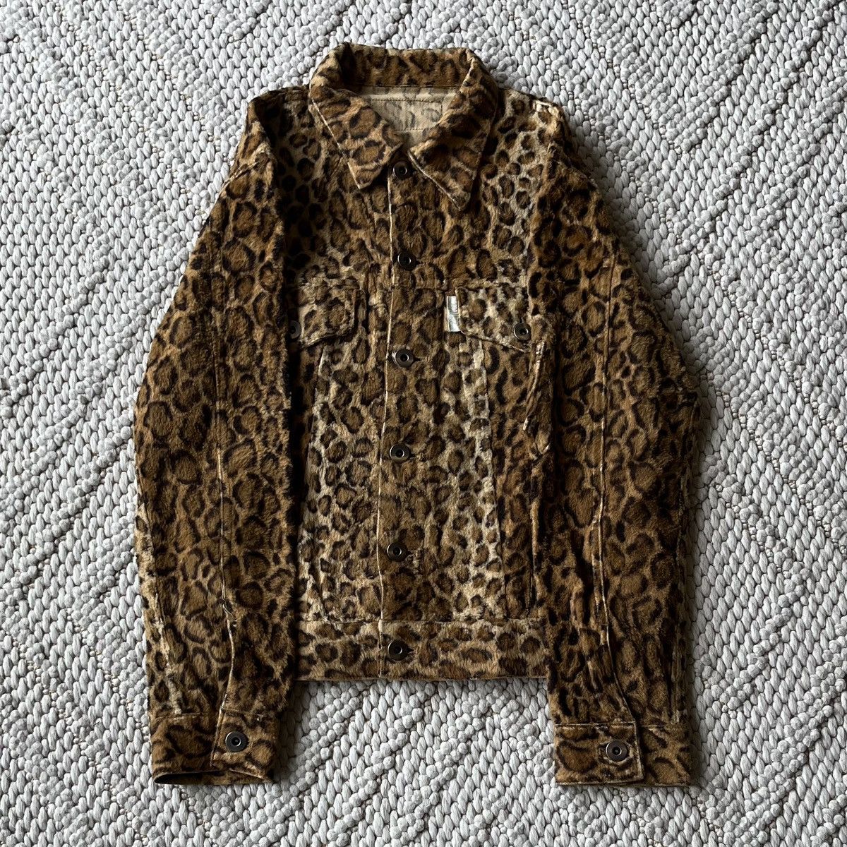 20471120 20471120 AW98 Leopard Faux Fur Trucker Jacket Size US M / EU 48-50 / 2 - 3 Thumbnail