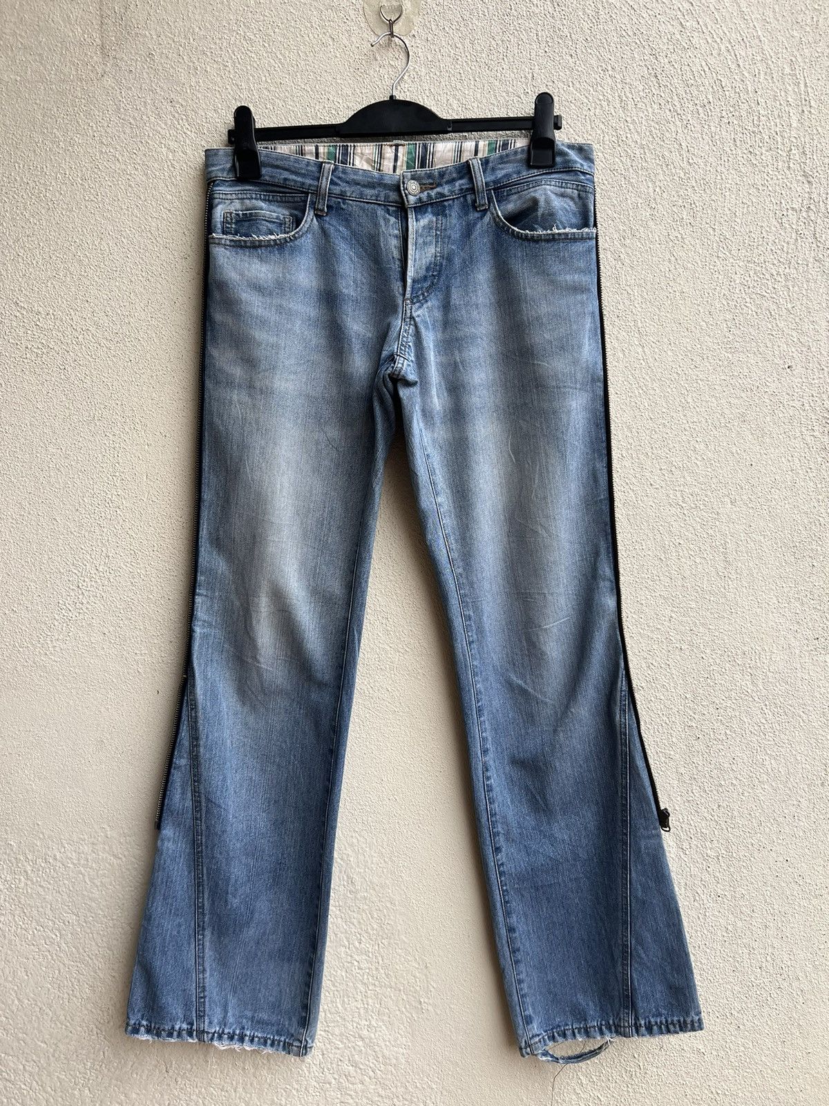 PPFM Vintage PPFM Japan Faded Blue Bootcut Jeans Size US 32 / EU 48 - 21 Thumbnail