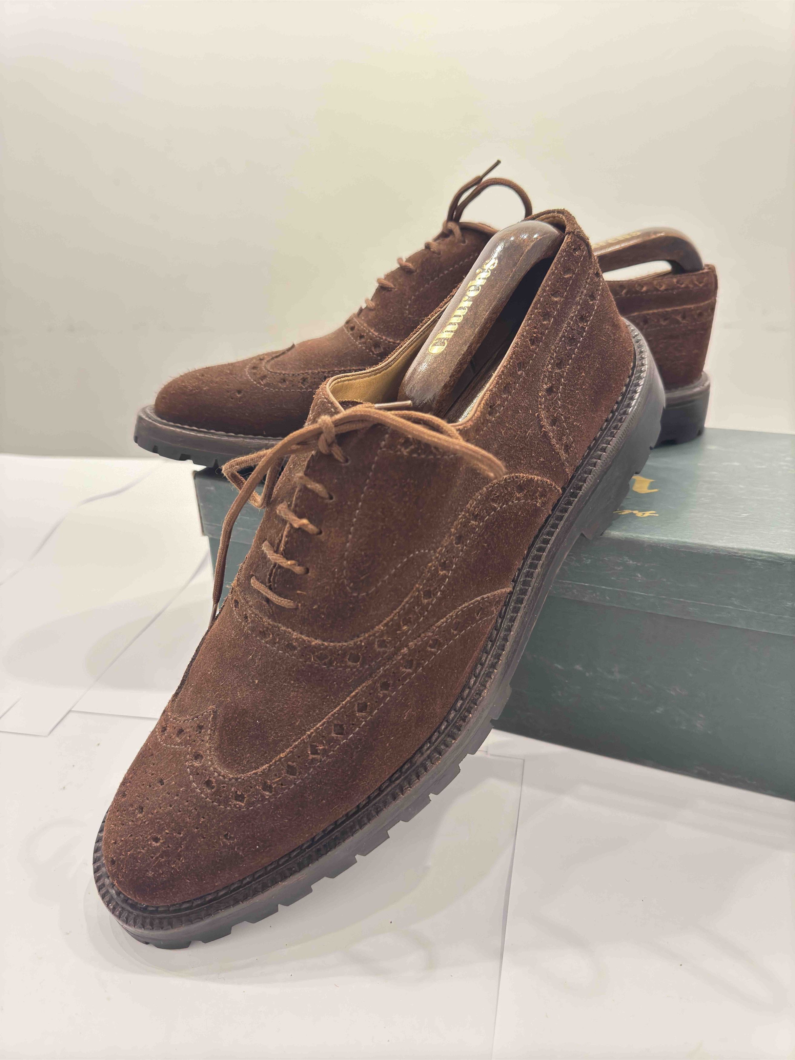 Other Scarpe Al Duca D'Aosta Derby in Suede marrone Size US 10 / EU 43 - 1 Thumbnail