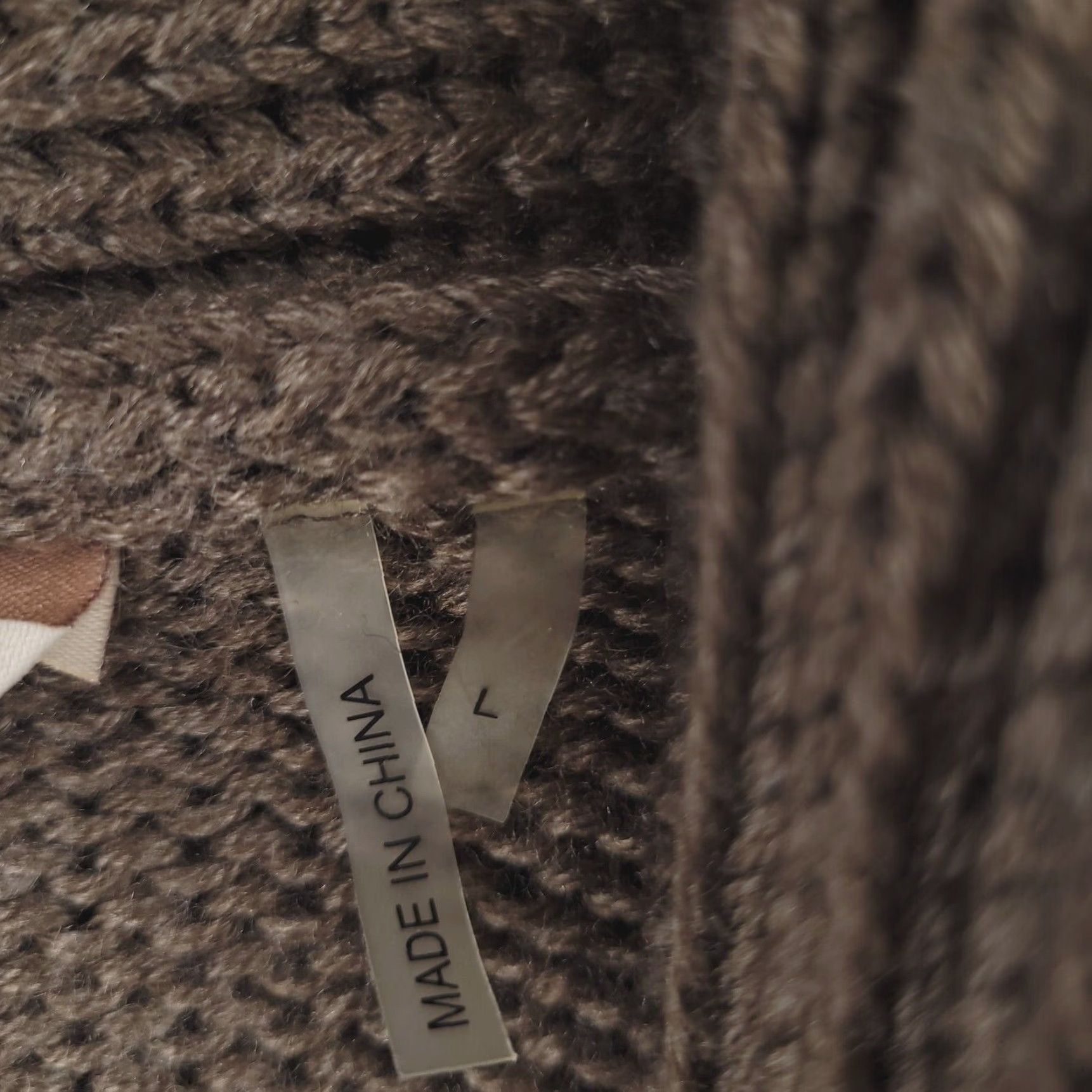 Soft Surroundings Soft Surroundings Cardigan Sweater Wool Blend Wrap Buckle Long Sleeve Regular Size L Brown Womens Size L / US 10 / IT 46 - 3 Thumbnail