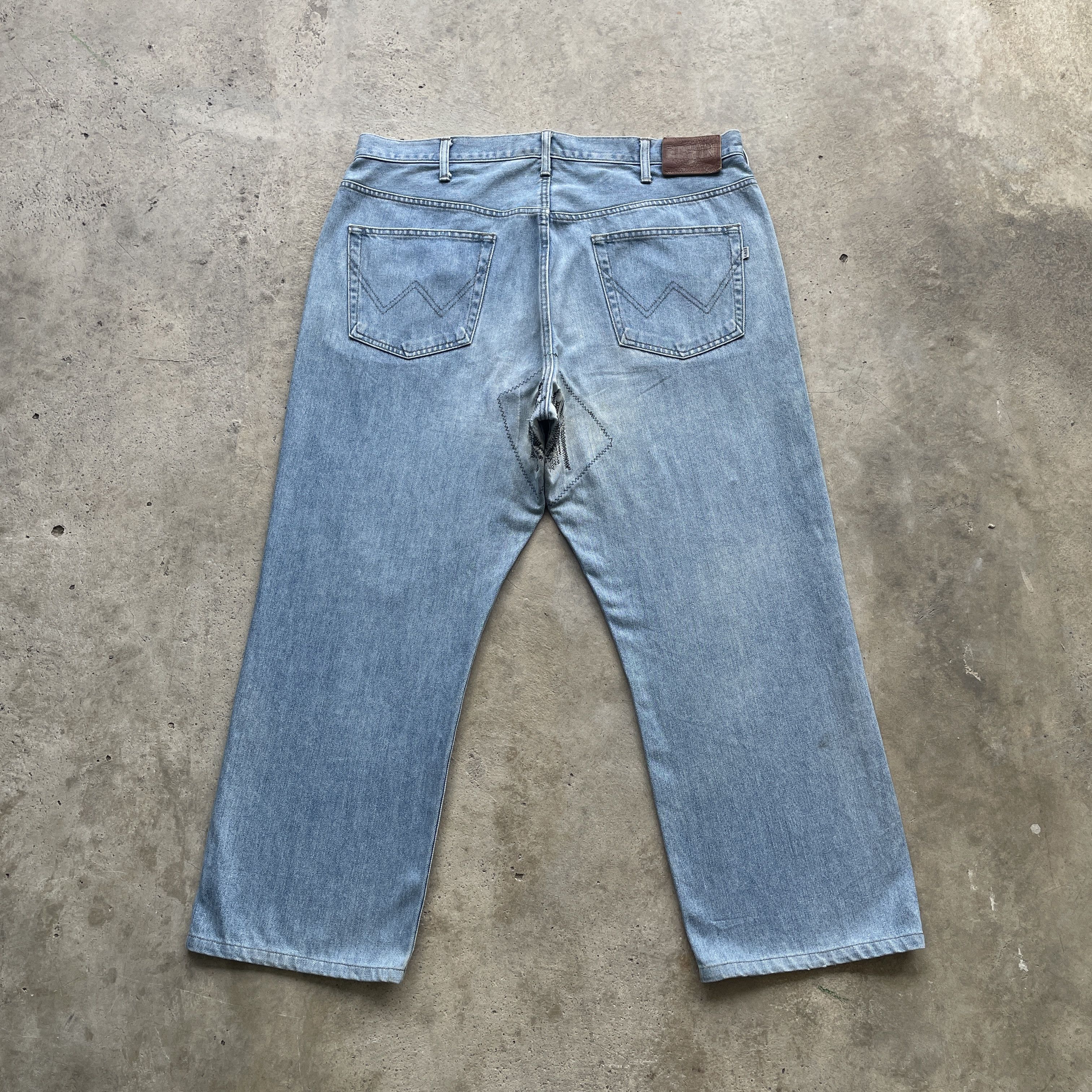 Edwin × Japanese Brand VINTAGE EDWIN DENIM FADED JEANS PANTS W40x27 Size US 40 / EU 56 - 12 Thumbnail
