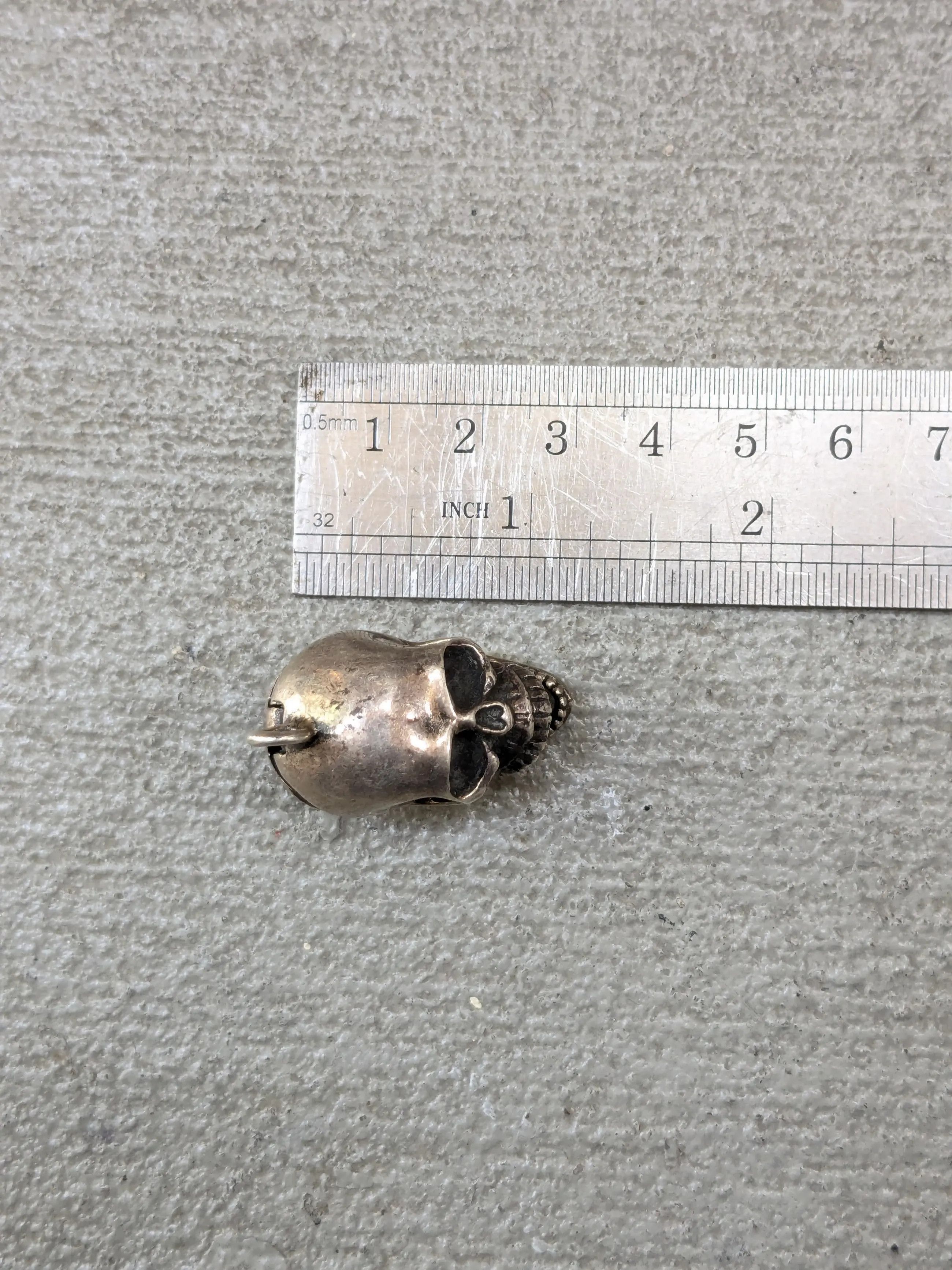 Vintage Vintage Skull Pendant Skeleton Locket Punk Rock Biker Y2K Size ONE SIZE - 10 Thumbnail