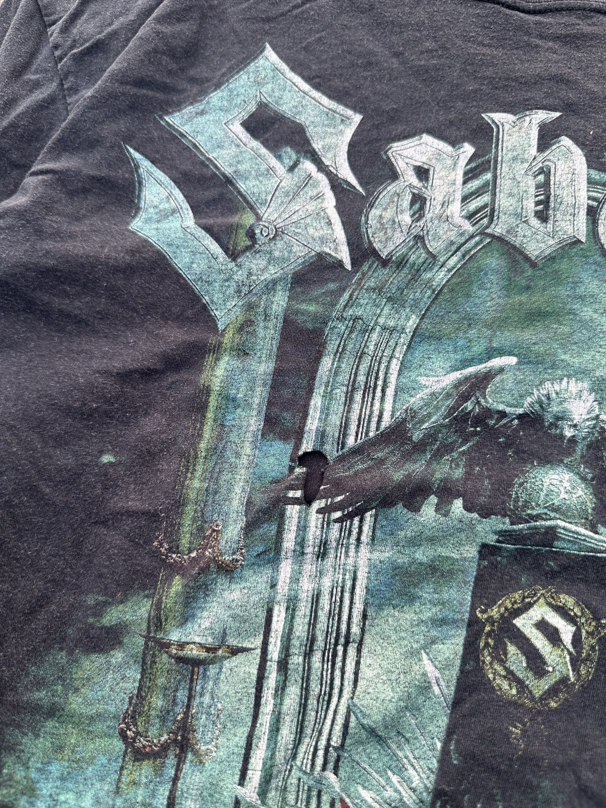 Band Tees Y2K Sabaton Logo T-shirt Casual Streetwear Rare Game Usa M Size US M / EU 48-50 / 2 - 3 Thumbnail