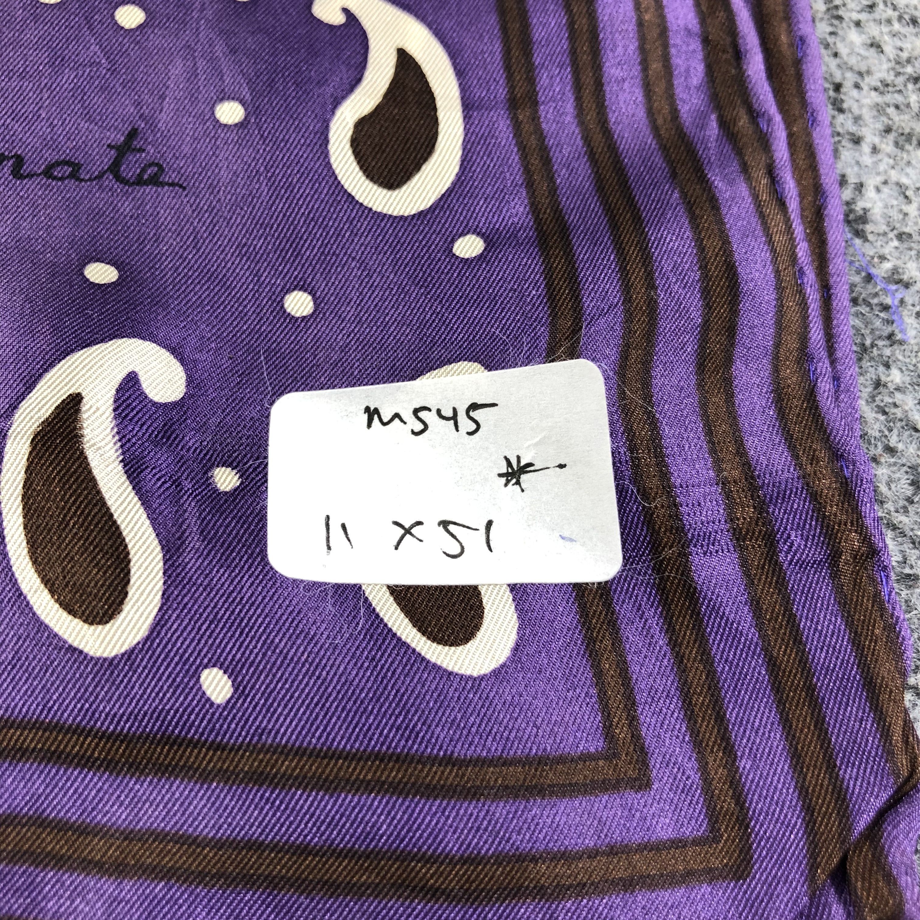 Vintage World Coordinate Luxury Silk Stole Silk Scarf M545 Size ONE SIZE - 5 Thumbnail