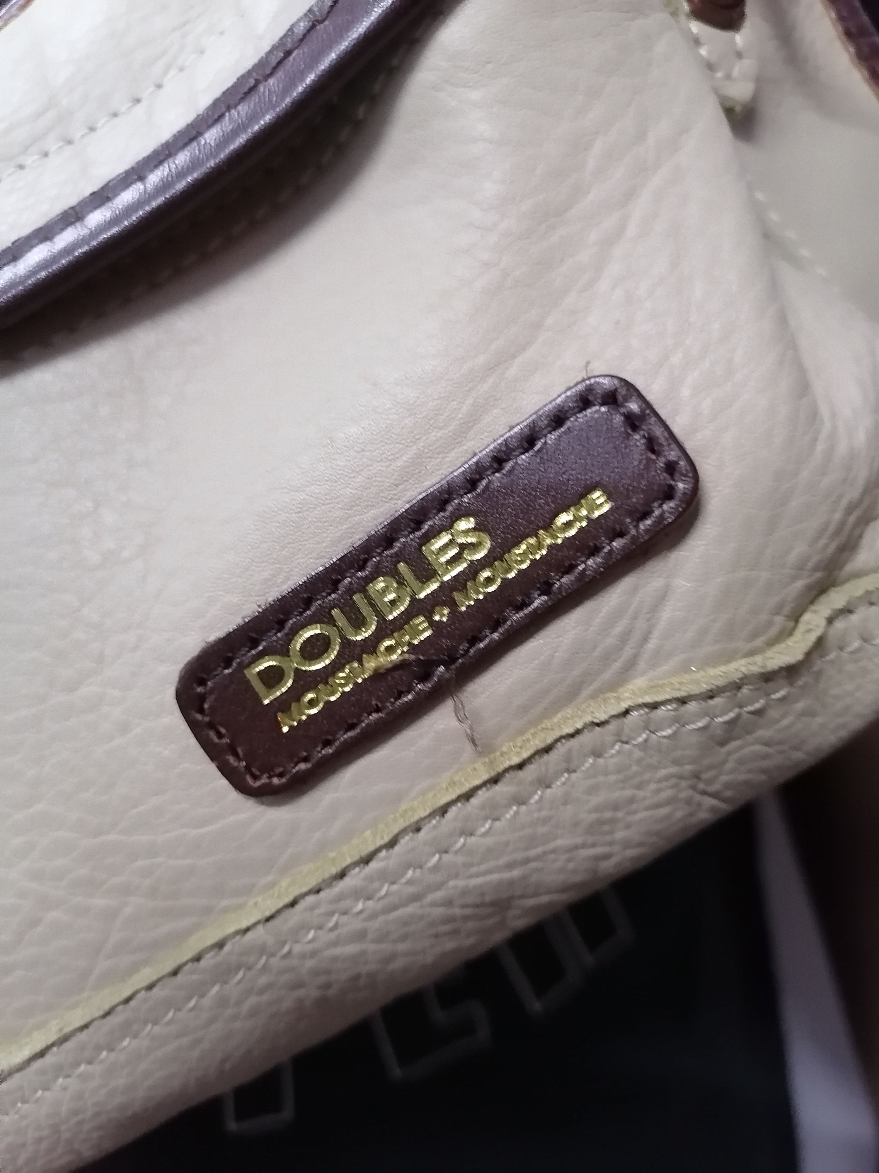 Genuine Leather × Japanese Brand Doubles Moustache+Moustache Japan Leather Crossbody Bag Size ONE SIZE - 3 Thumbnail