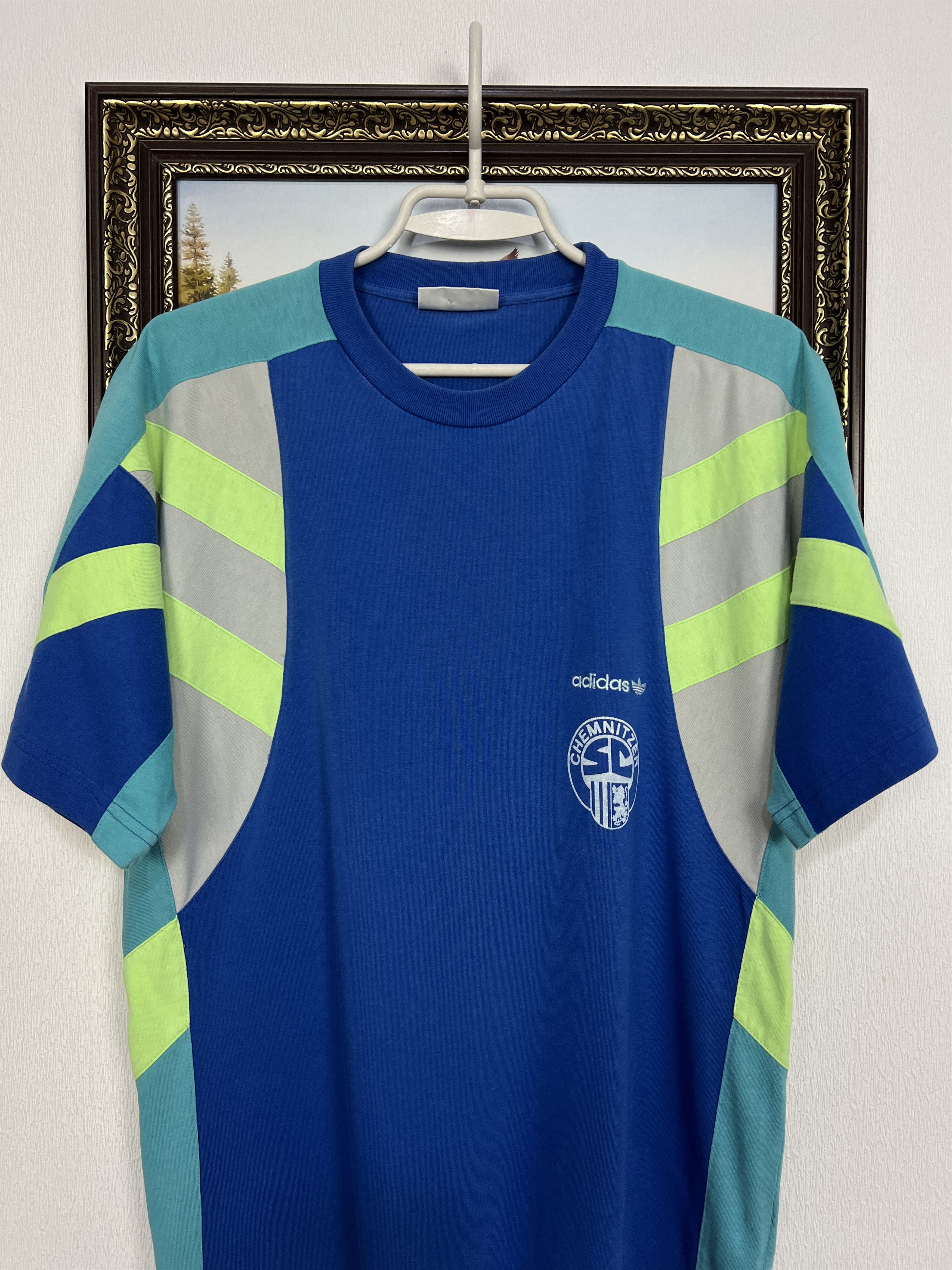 Adidas Vintage Chemnitzer Football Train Shirt Soccer Jersey Trikot Size US S / EU 44-46 / 1 - 2 Thumbnail
