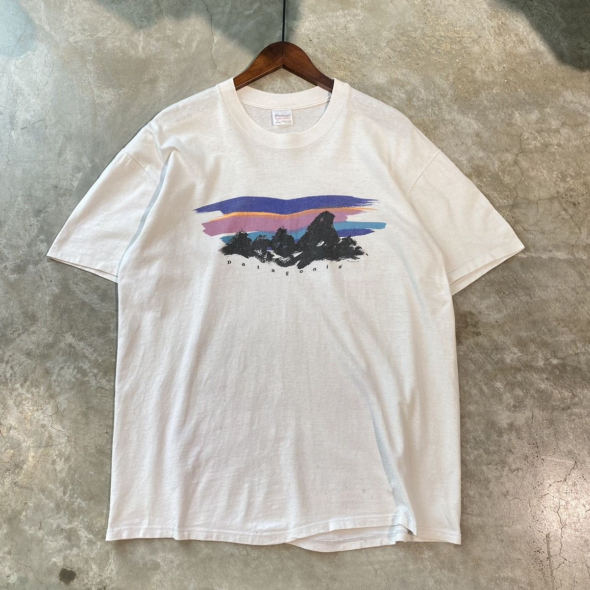 Patagonia × Vintage Vintage 80s Patagonia Tee Size US XL / EU 56 / 4 - 2 Thumbnail