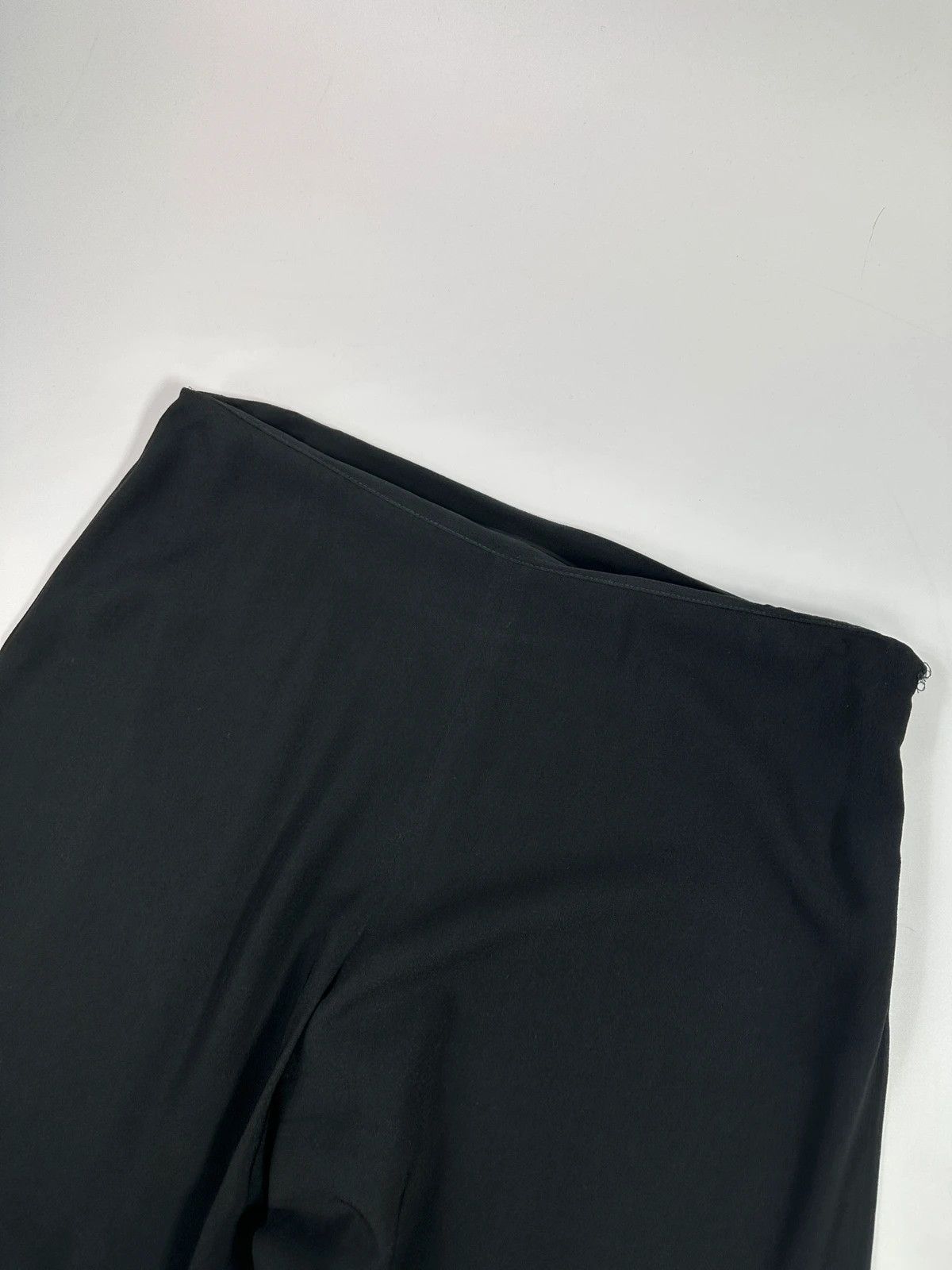 Jean Paul Gaultier Jean Paul Gautier Black Rayon Light Wide Legs Dress Pants Size 30" / US 8 / IT 44 - 2 Thumbnail