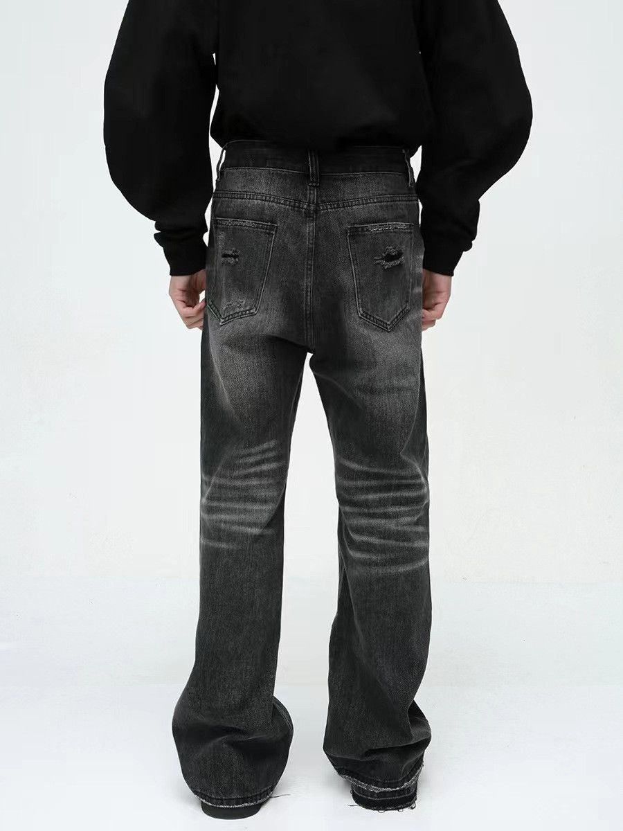 Japanese Brand × Vintage Black High Street Vintage Loose Fit Jeans Size US 33 - 2 Thumbnail