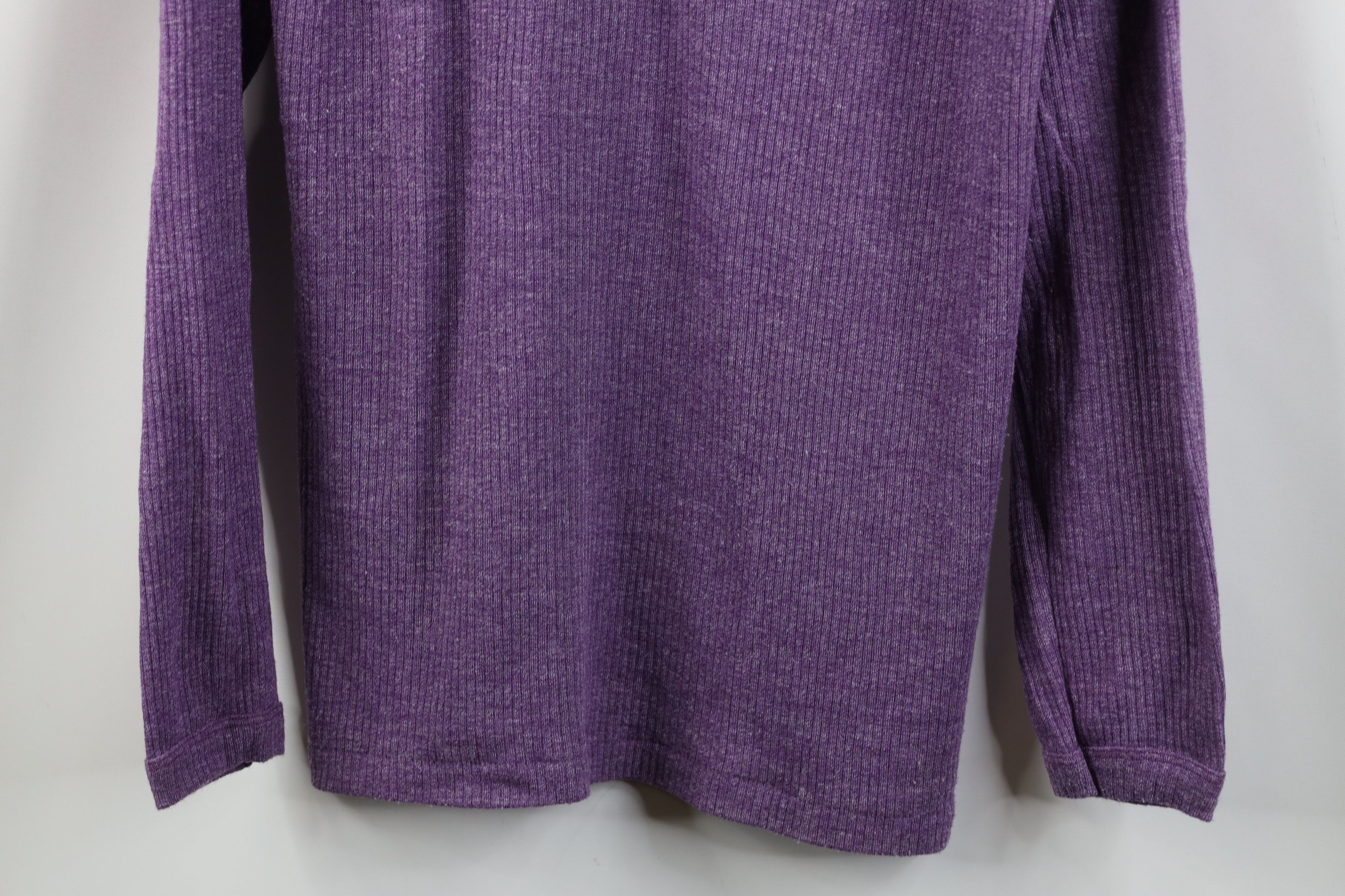 Vintage Vintage 60s Streetwear Ribbed Knit Lightweight Zip Sweater Size XL / US 12-14 / IT 48-50 - 3 Thumbnail