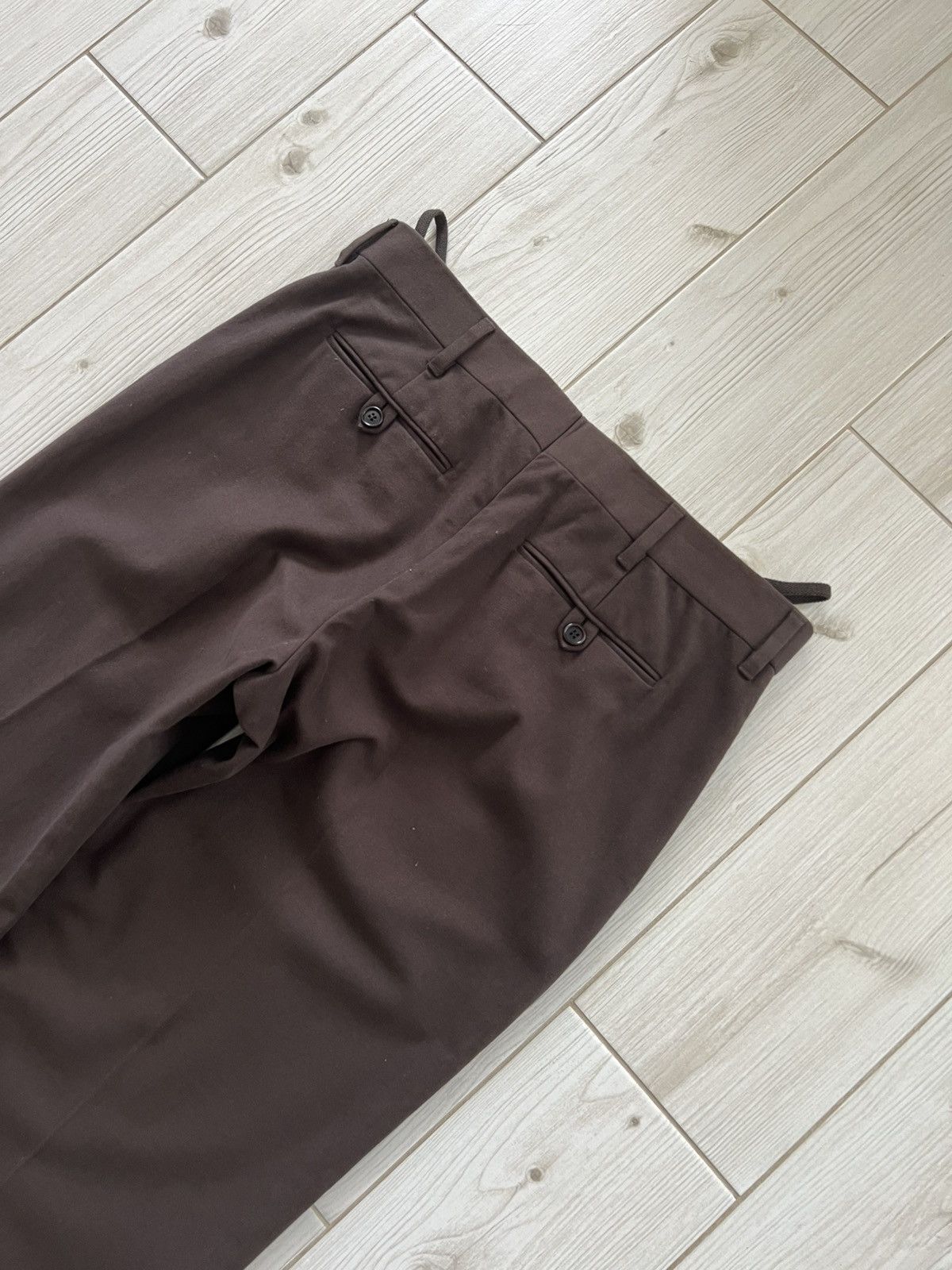 Helmut Lang Helmut Lang Archive Straight Brown Pants Designer Vintage Size US 28 / EU 44 - 17 Thumbnail