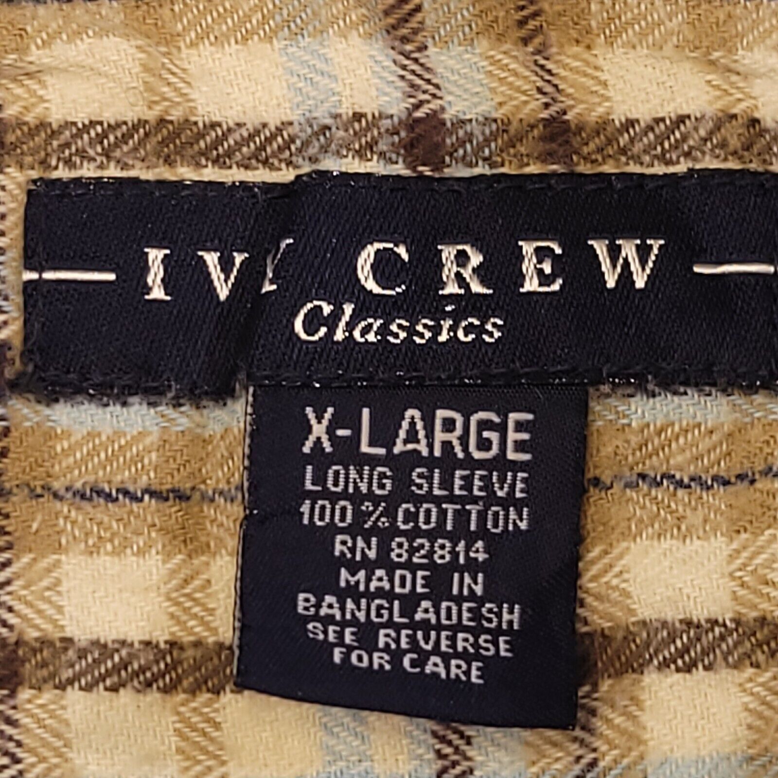 Ivy Crew Ivy Crew Tartan Flannel Shirt Mens Size XL White Brown Blue Size US XL / EU 56 / 4 - 3 Thumbnail
