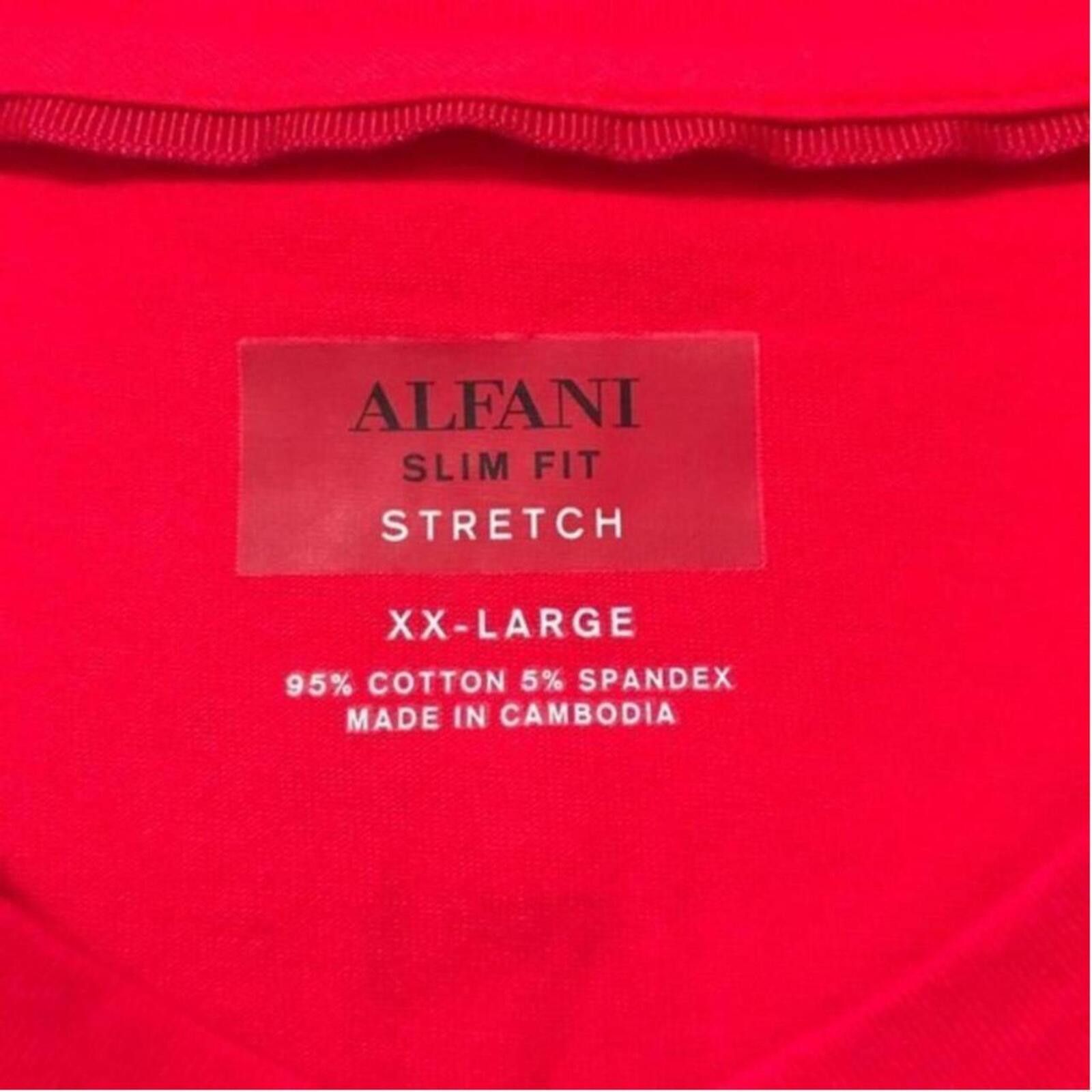 Other Alfani Red V-Neck T-Shirt Size ONE SIZE - 6 Thumbnail