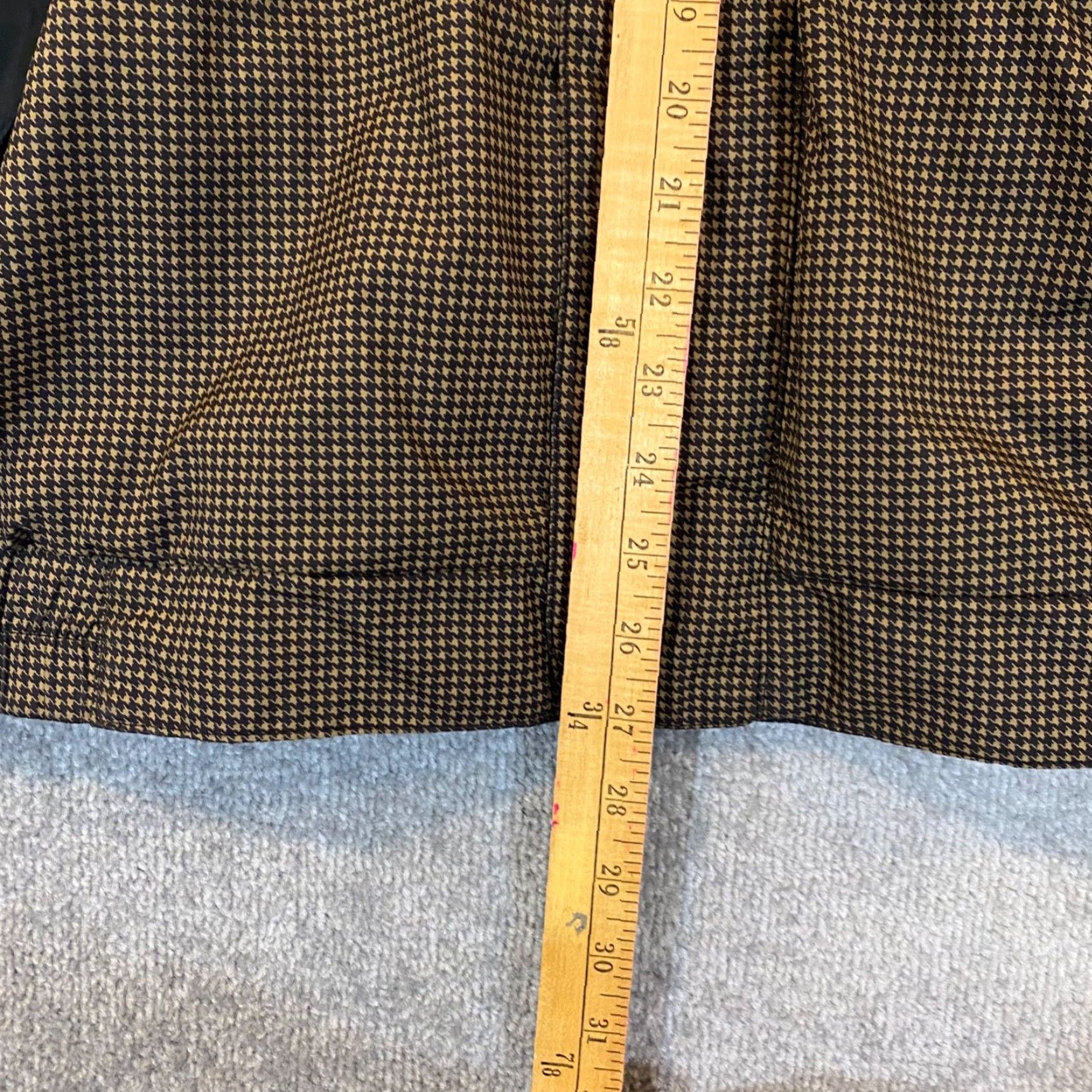 Footjoy FootJoy DryJoys Jacket Mens XL Brown Houndstooth Golf Full Zip Snap Coat Retro Windbreaker Casual - Water Resistant - Pockets - Logo Size US XL / EU 56 / 4 - 5 Thumbnail