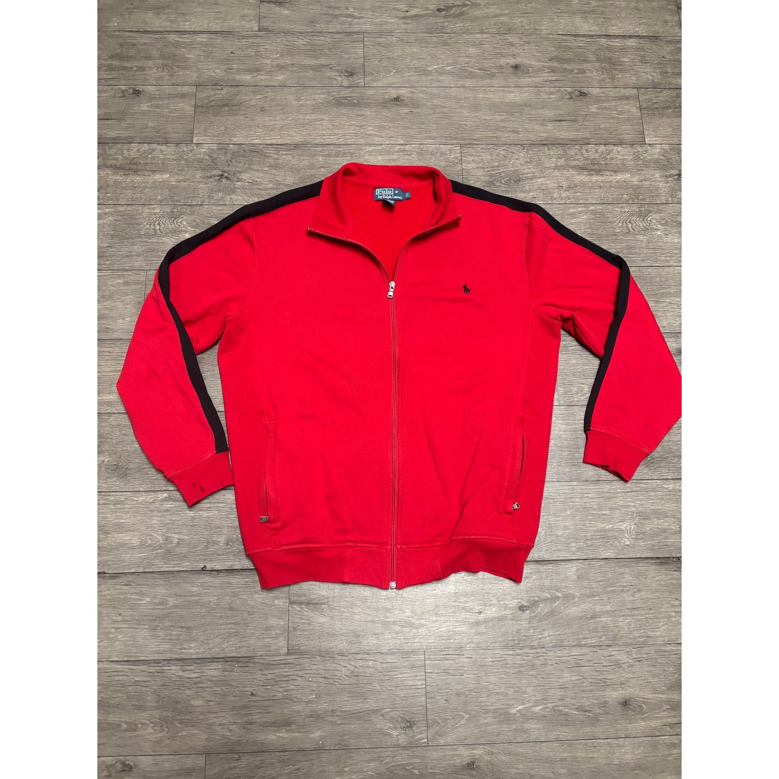 Polo Ralph Lauren × Ralph Lauren Polo Ralph Lauren Tracksuit Red Full Zip Jacket Sz LT Size US XXL / EU 58 / 5 - 1 Thumbnail