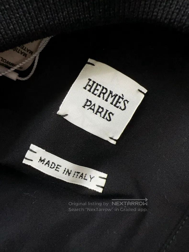 Hermes Hermes Black Short Drawstring Hooded Jacket Size XXS / US 00 / IT 34 - 6 Thumbnail