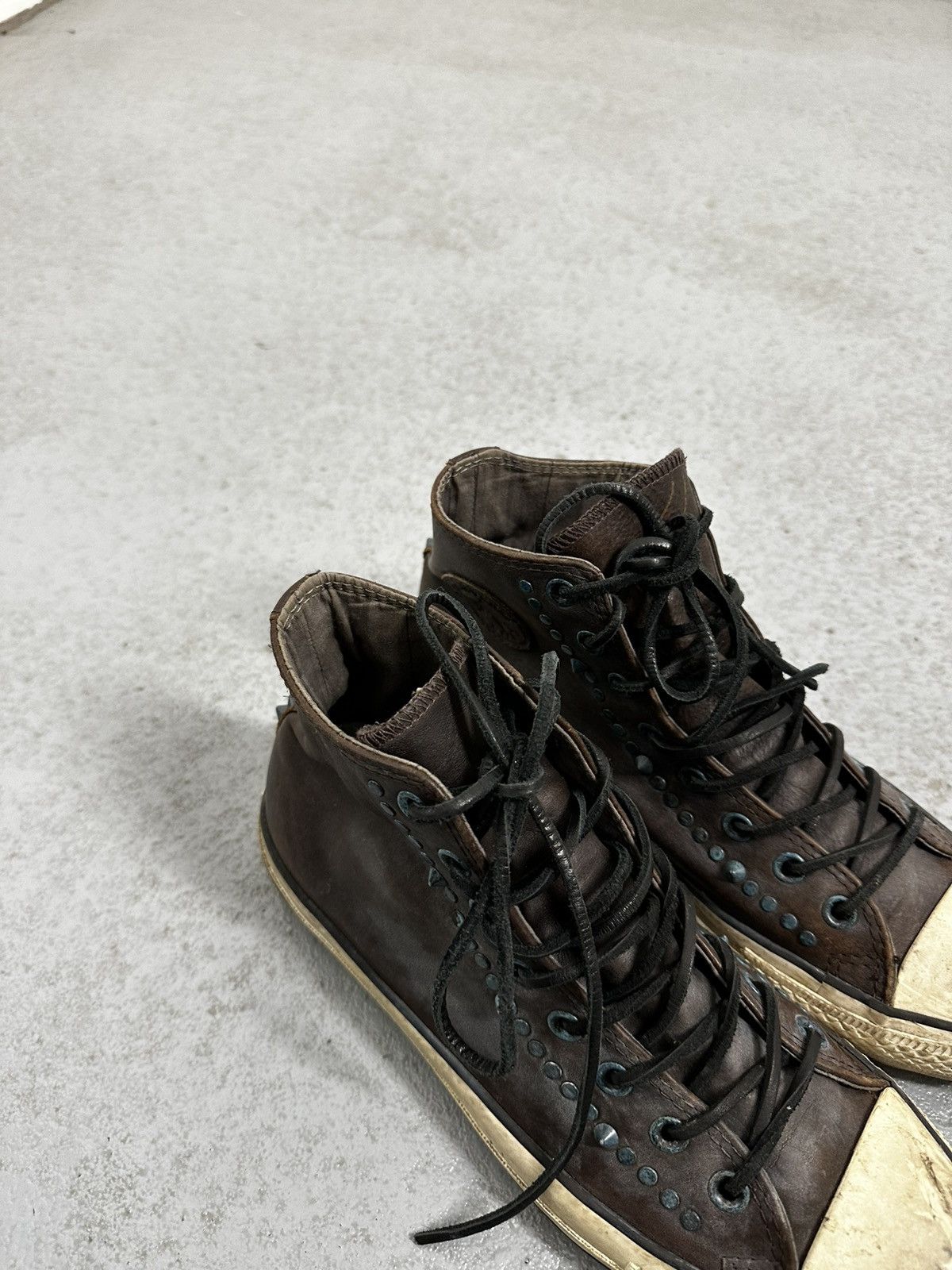 Converse × John Varvatos John Varvatos x Converse Studded Leather Sneakers Size US 9.5 / EU 42-43 - 2 Thumbnail