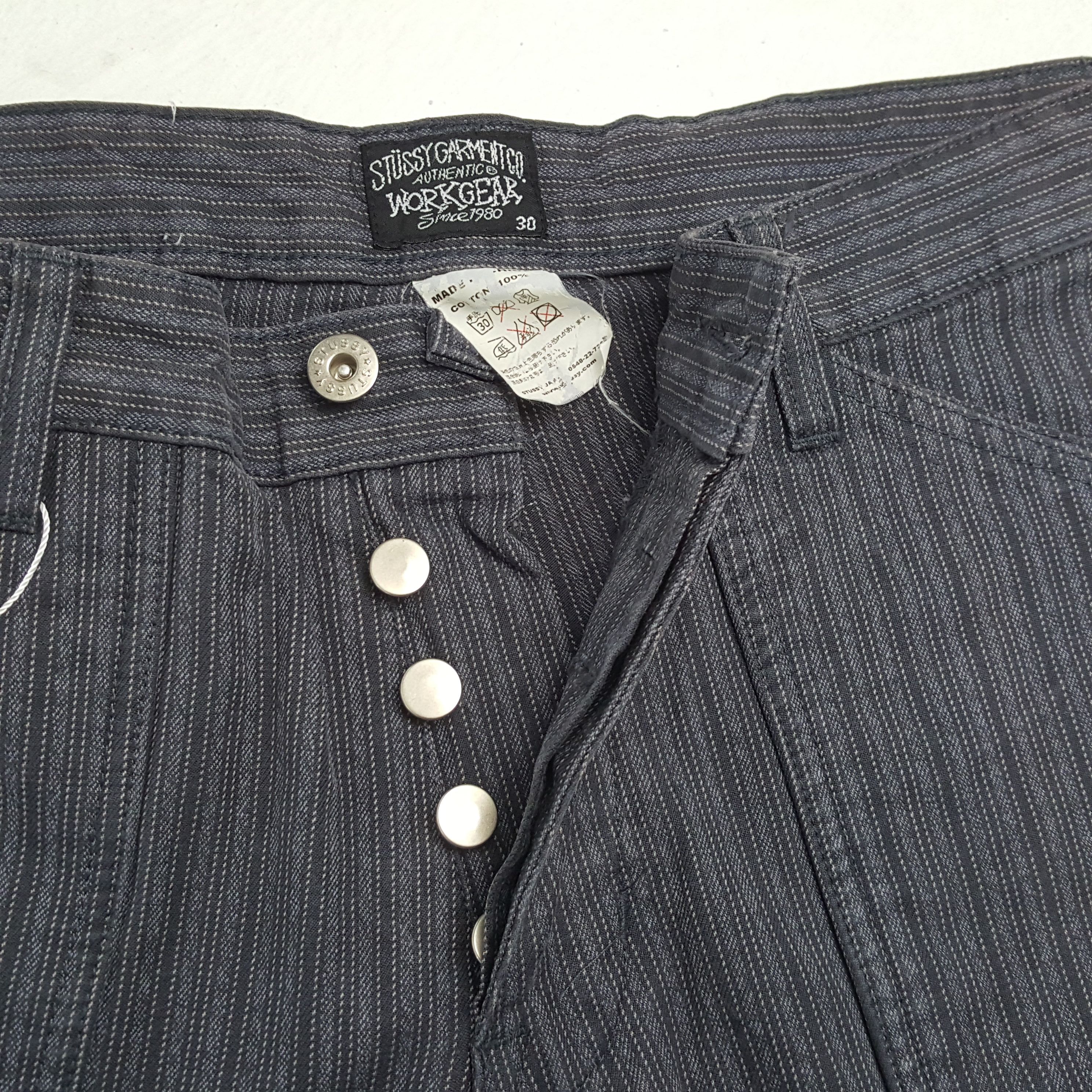 Stussy × Vintage STUSSY Streetwear Skater Custom Art Logo Style Pants Size US 31 - 12 Thumbnail