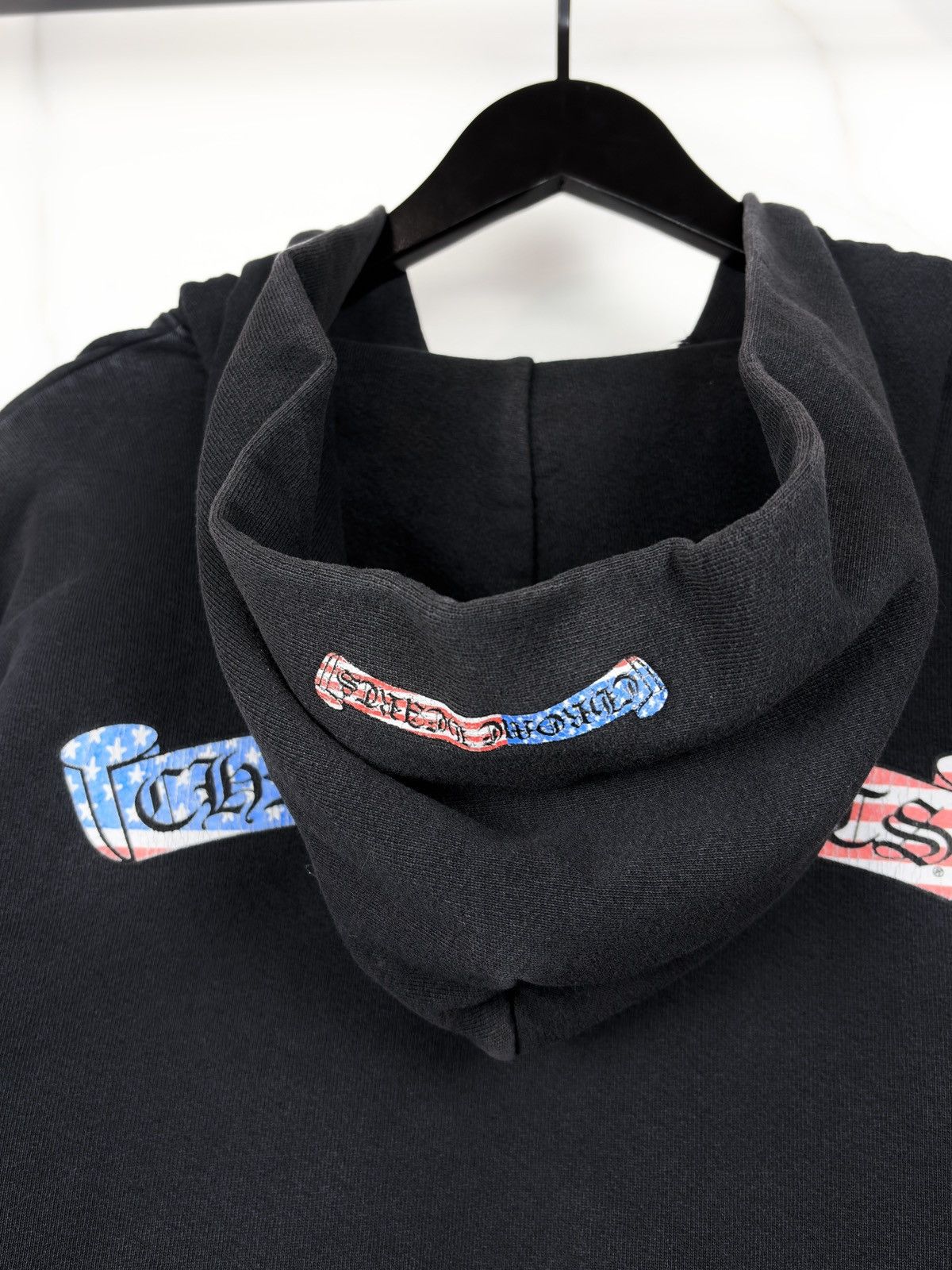 Chrome Hearts Chrome Hearts Thrashed Matty Boy USA Flag Scroll Hoodie Size US M / EU 48-50 / 2 - 5 Thumbnail