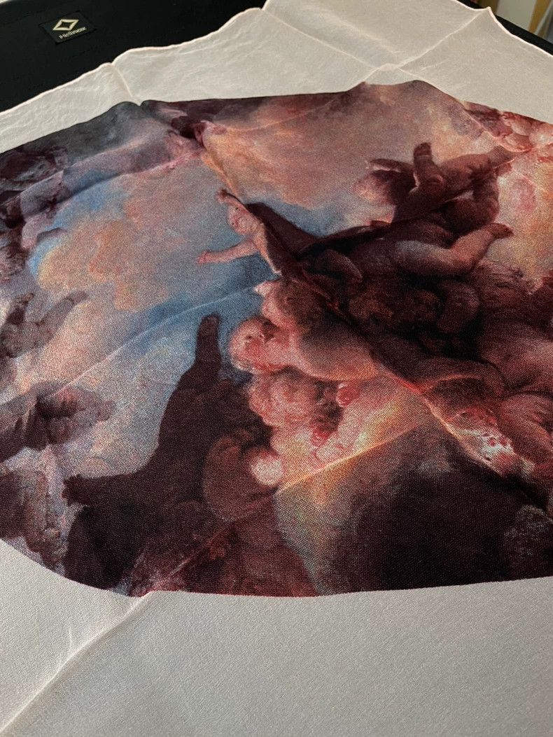 Vivienne Westwood Vivienne Westwood Oil Painting Square Scarf Size ONE SIZE - 4 Thumbnail
