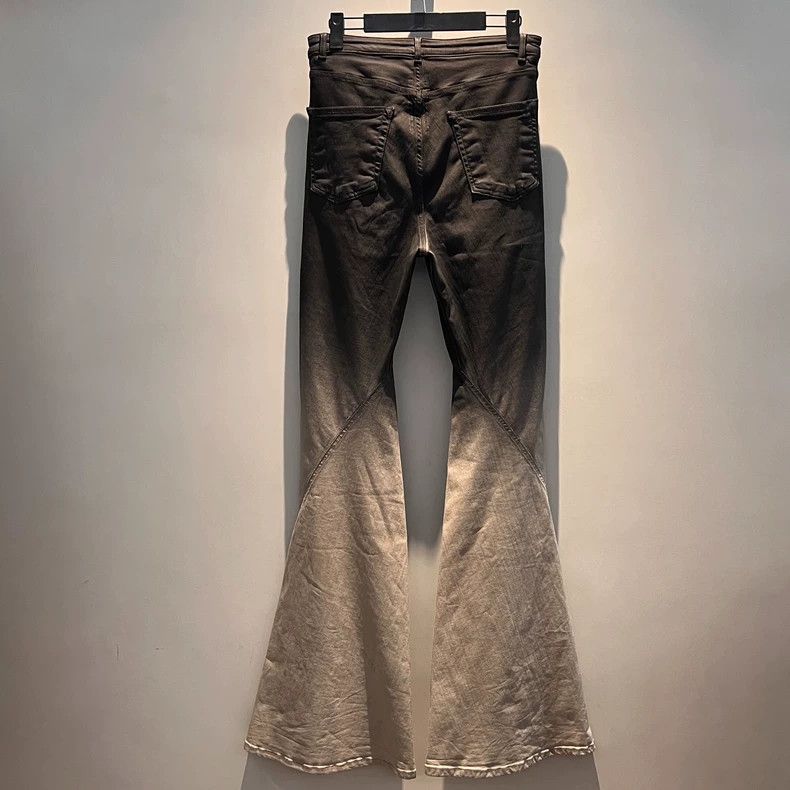 Rick Owens rick owens SS24 Spray Worn Gradient Flared Pants Size US 30 / EU 46 - 2 Thumbnail