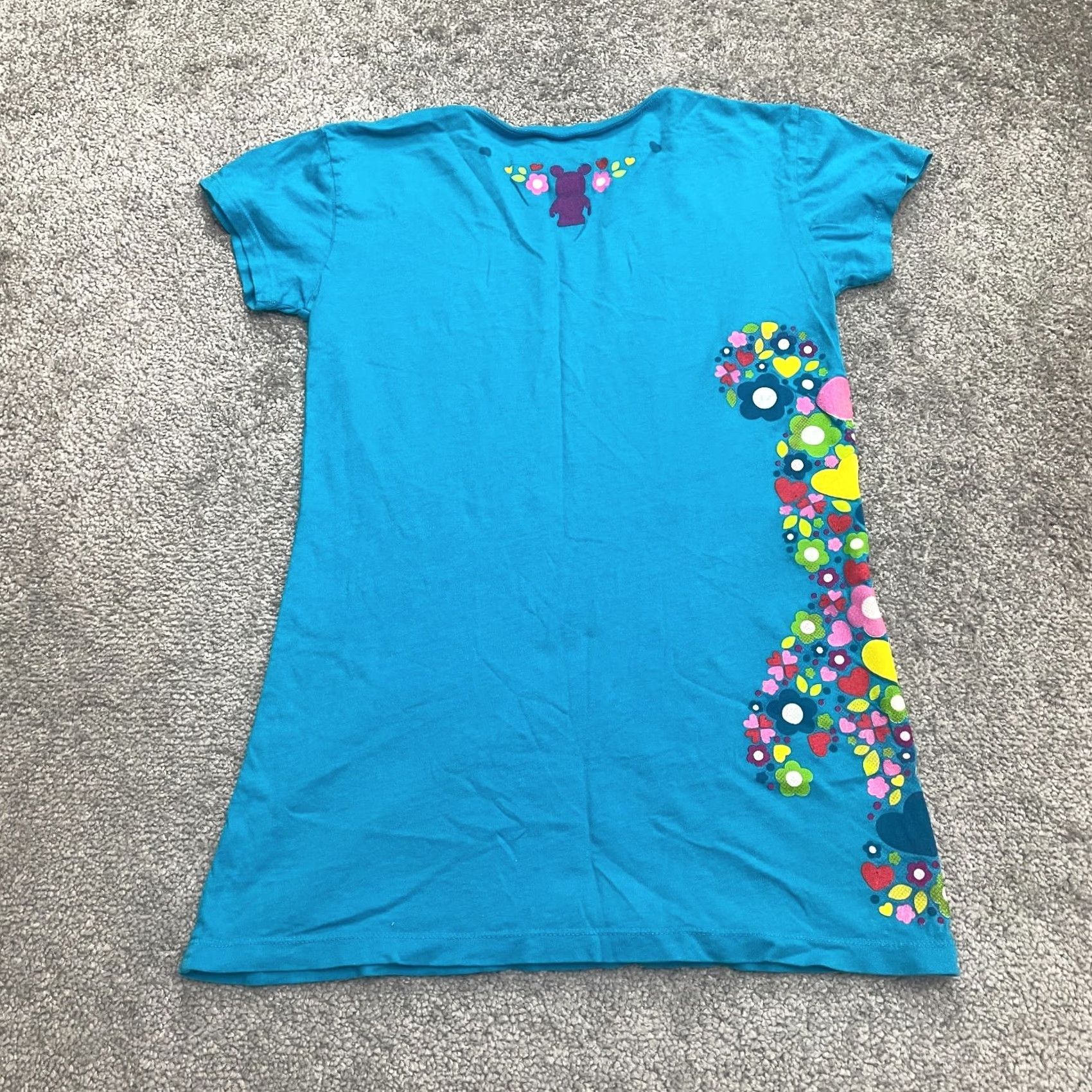 Disney Disney Mickey Mouse Vinylmation Graphic T-Shirt Juniors S Blue Crew Neck Tee Womens Shirt Short Sleeve Cartoon 90s Style Disney Shirt Size S / US 4 / IT 40 - 2 Thumbnail
