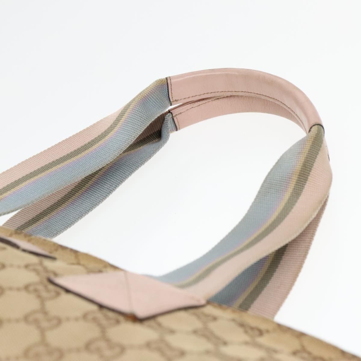 Gucci GUCCI GG Canvas Tote Bag Beige Size ONE SIZE - 8 Thumbnail