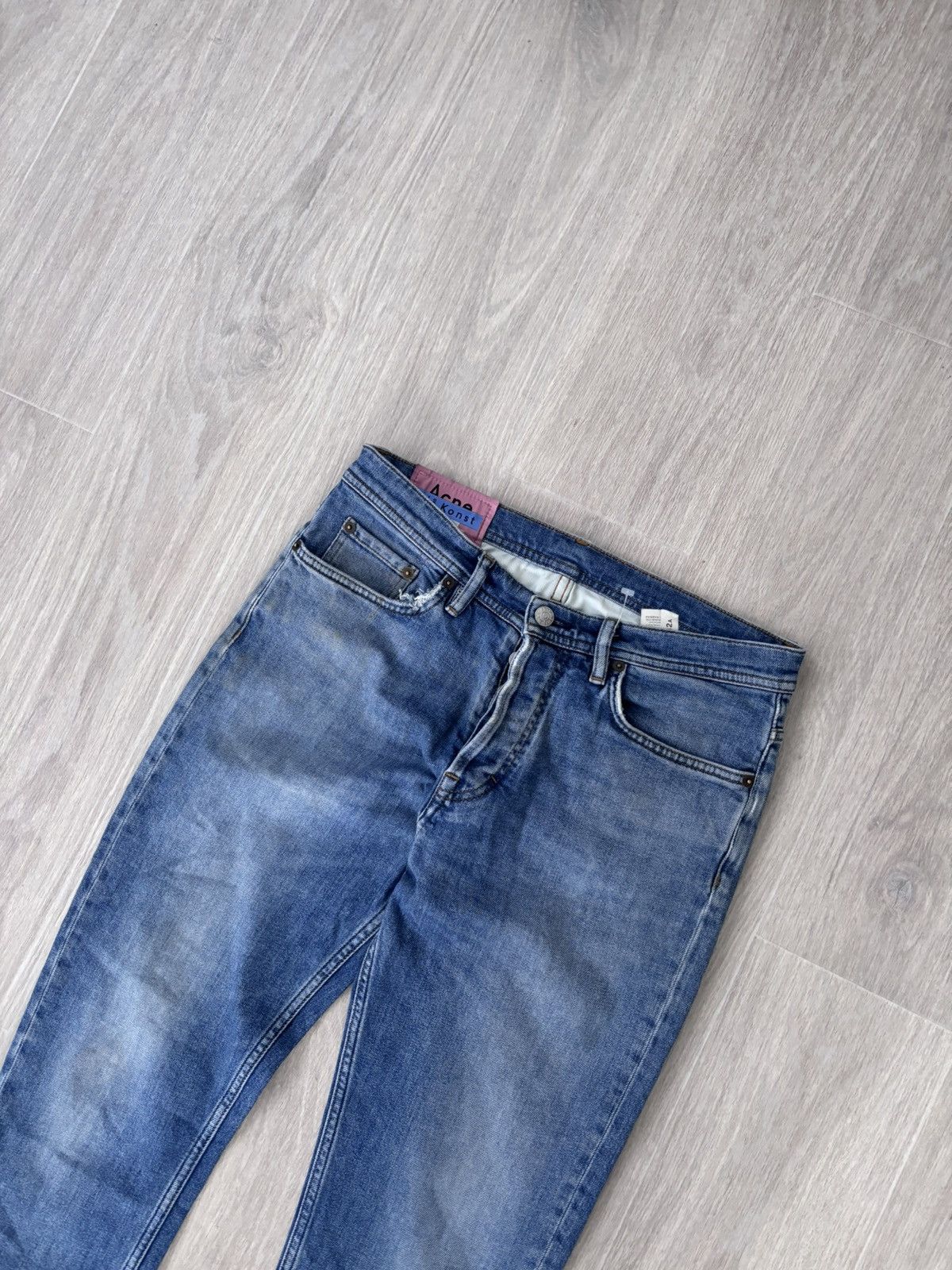 Acne Studios × Vintage Vintage Acne Studios Bla cost jeans 90s Size US 34 / EU 50 - 2 Thumbnail