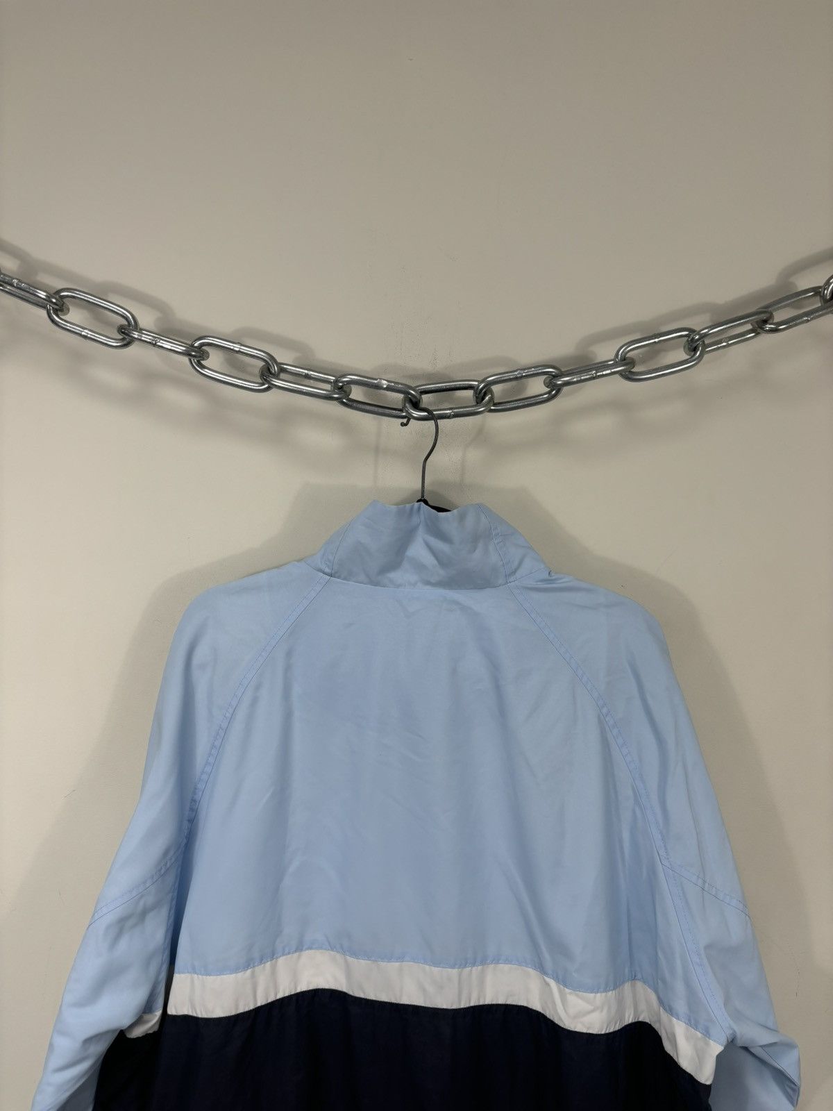 Nike Vintage Nike Y2K Baby Blue Retro Swoosh Hype Track Jacket Size US XXL / EU 58 / 5 - 16 Thumbnail