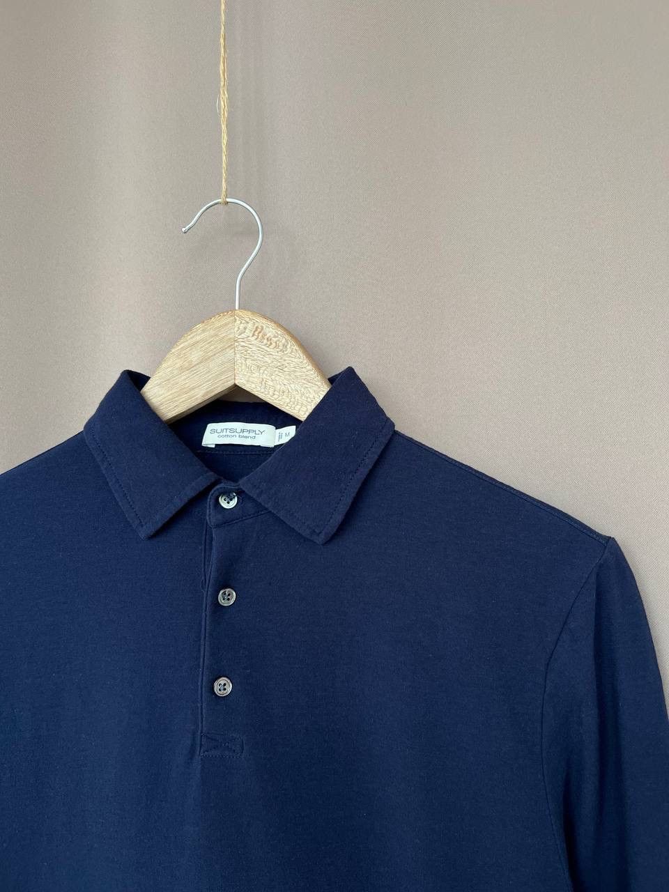 Suitsupply Suitsupply Collared Polo Long Sleeve Mens Size M Size US M / EU 48-50 / 2 - 6 Thumbnail