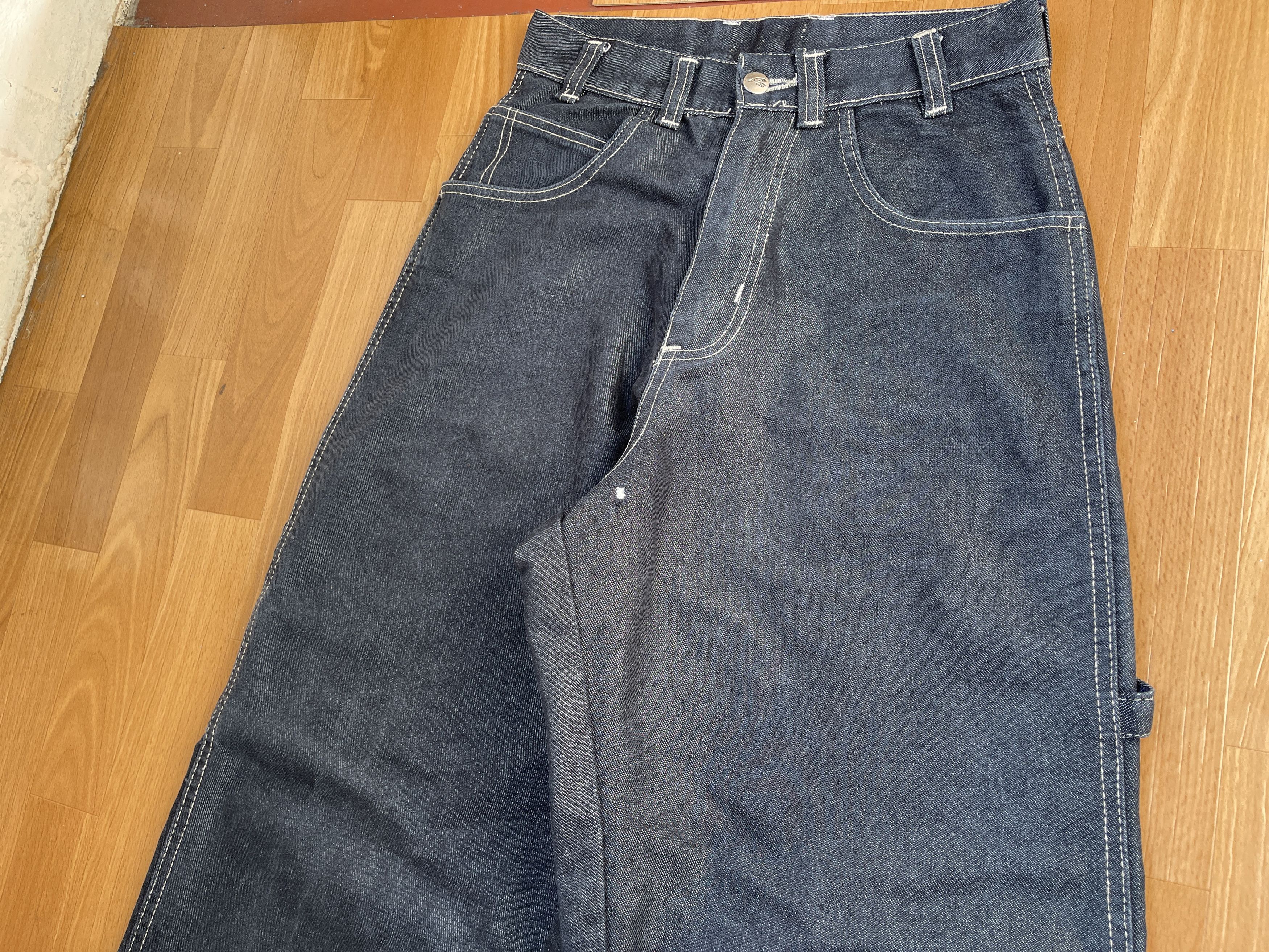 Wu-Tang Clan Johnny Blaze jeans shiny metallic silver baggy Wu Wear 28 Size US 28 / EU 44 - 11 Thumbnail