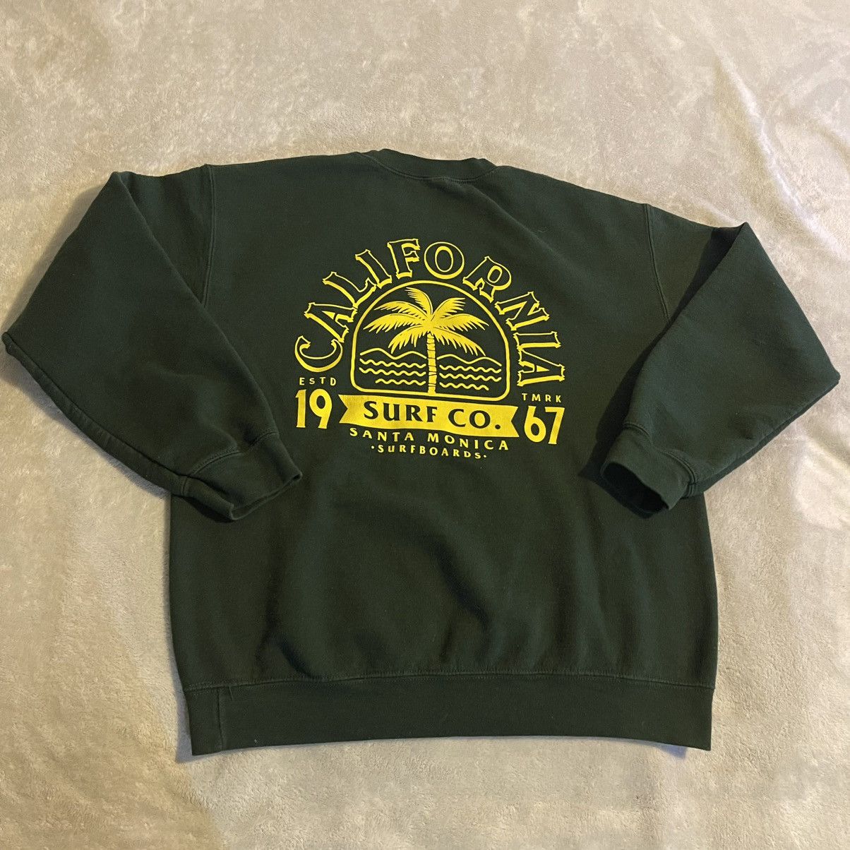 Other California Sweater Men Medium Green Surfboards Santa Monica Size US M / EU 48-50 / 2 - 1 Thumbnail
