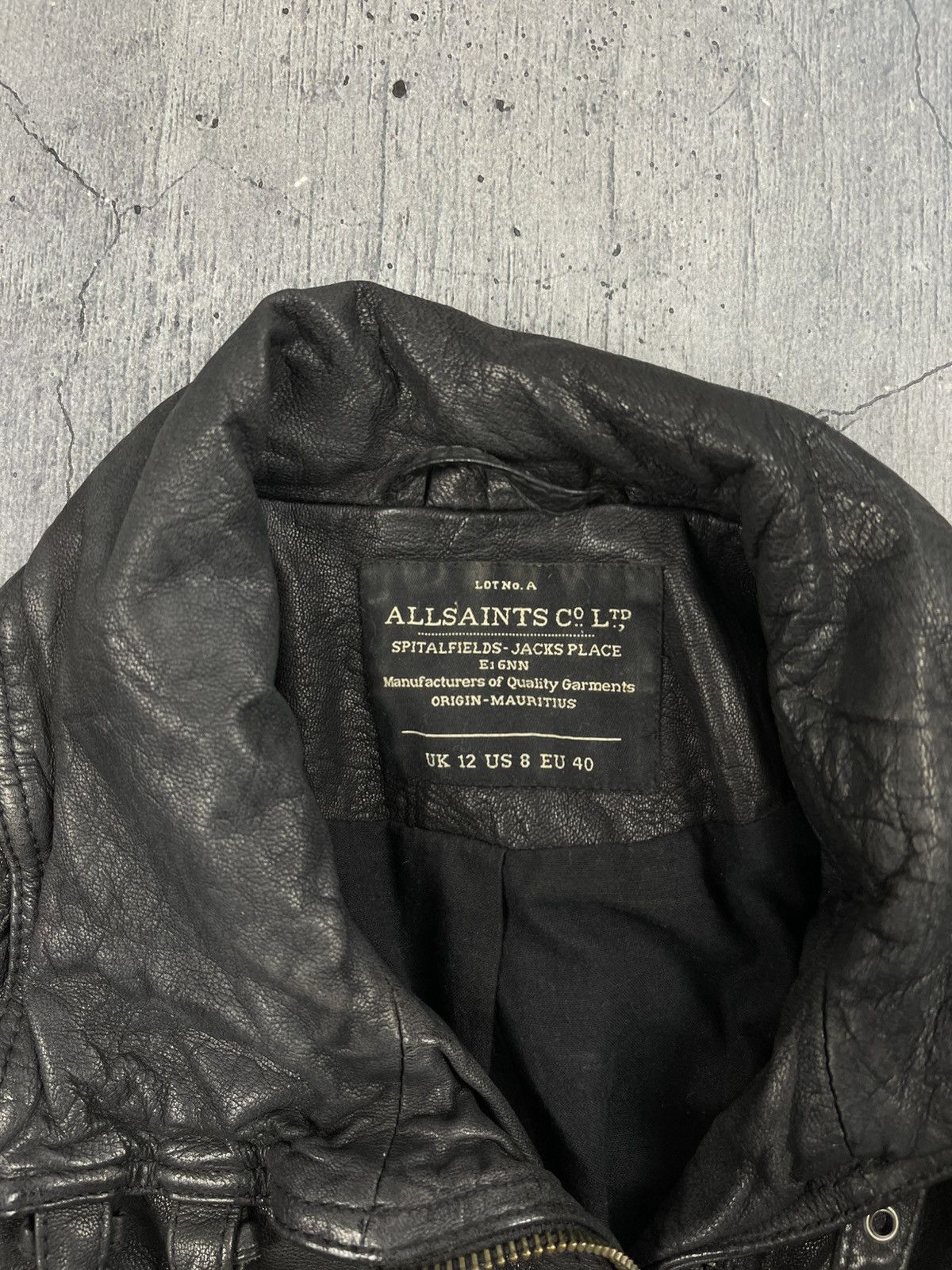 Allsaints Allsaints Belvedere Women Leather Biker Bomber Jacket UK12 Size M / US 6-8 / IT 42-44 - 4 Thumbnail