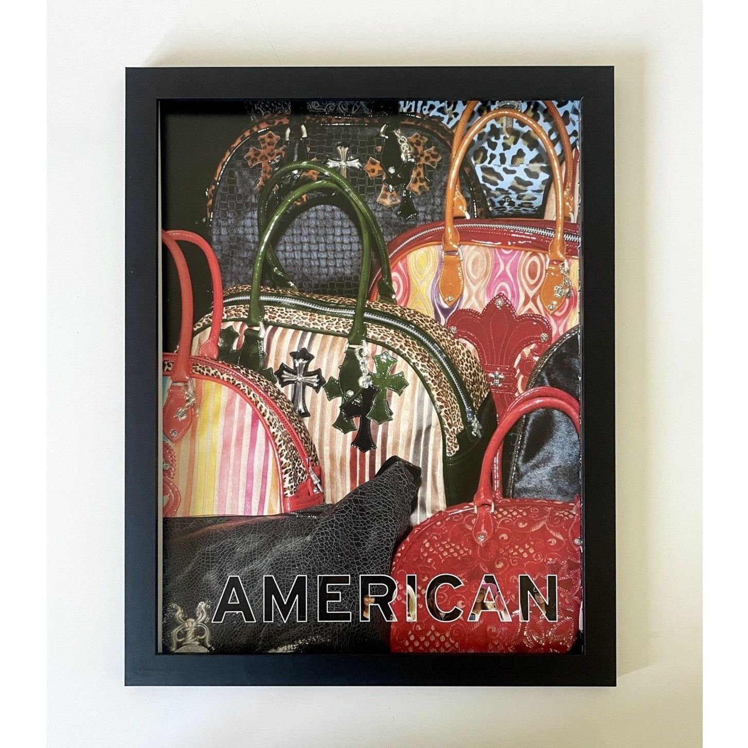 Chrome Hearts × Japanese Brand × Vintage Chrome Hearts American bags Poster photo framed 9x11 Size ONE SIZE - 1 Thumbnail