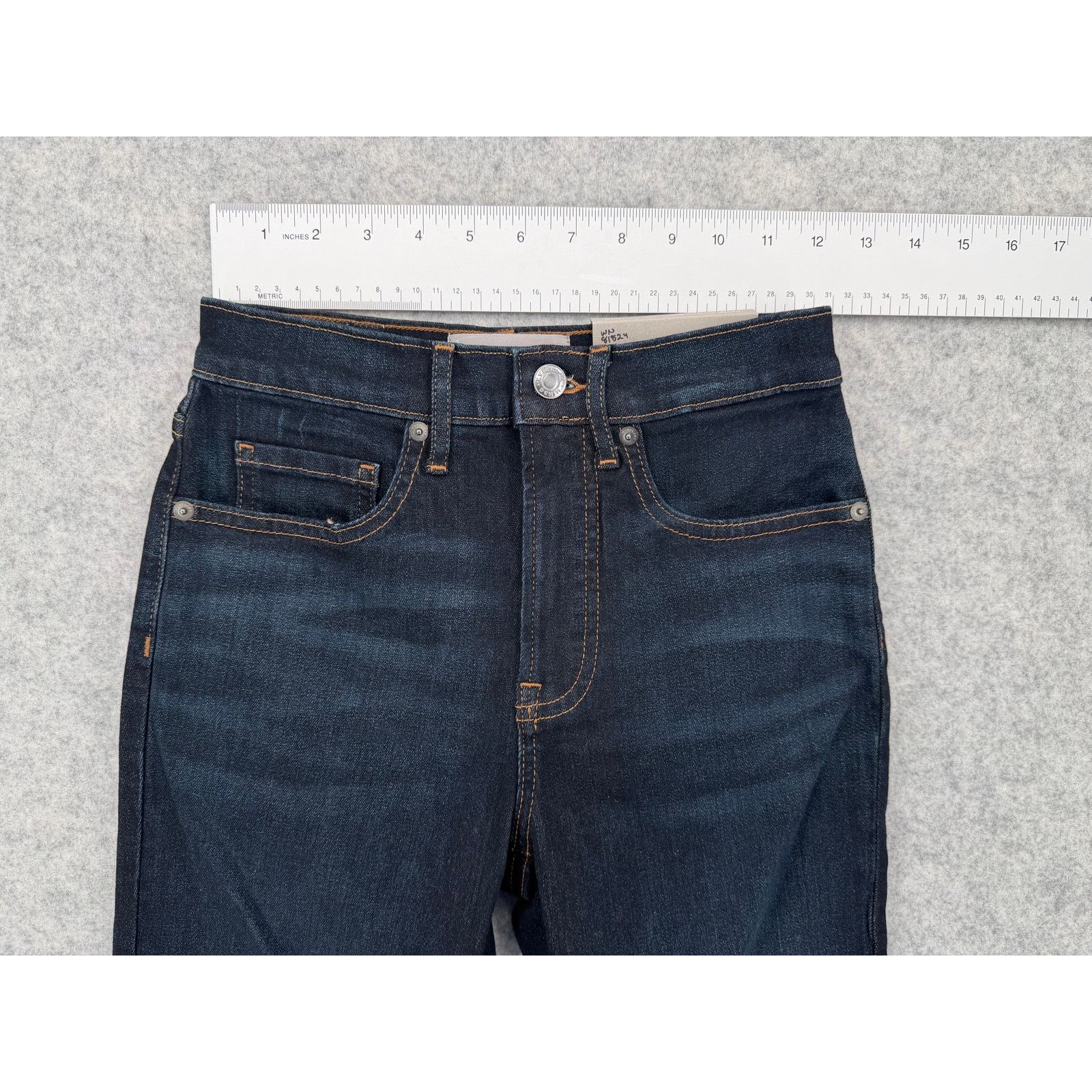 Everlane NWT Everlane Authentic Stretch High-Rise Indigo Skinny Jeans Size 24" / US 00 / IT 34 - 11 Thumbnail