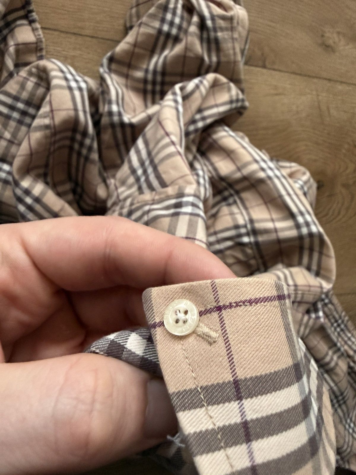 Burberry vintage burberry shirt Size US L / EU 52-54 / 3 - 11 Thumbnail