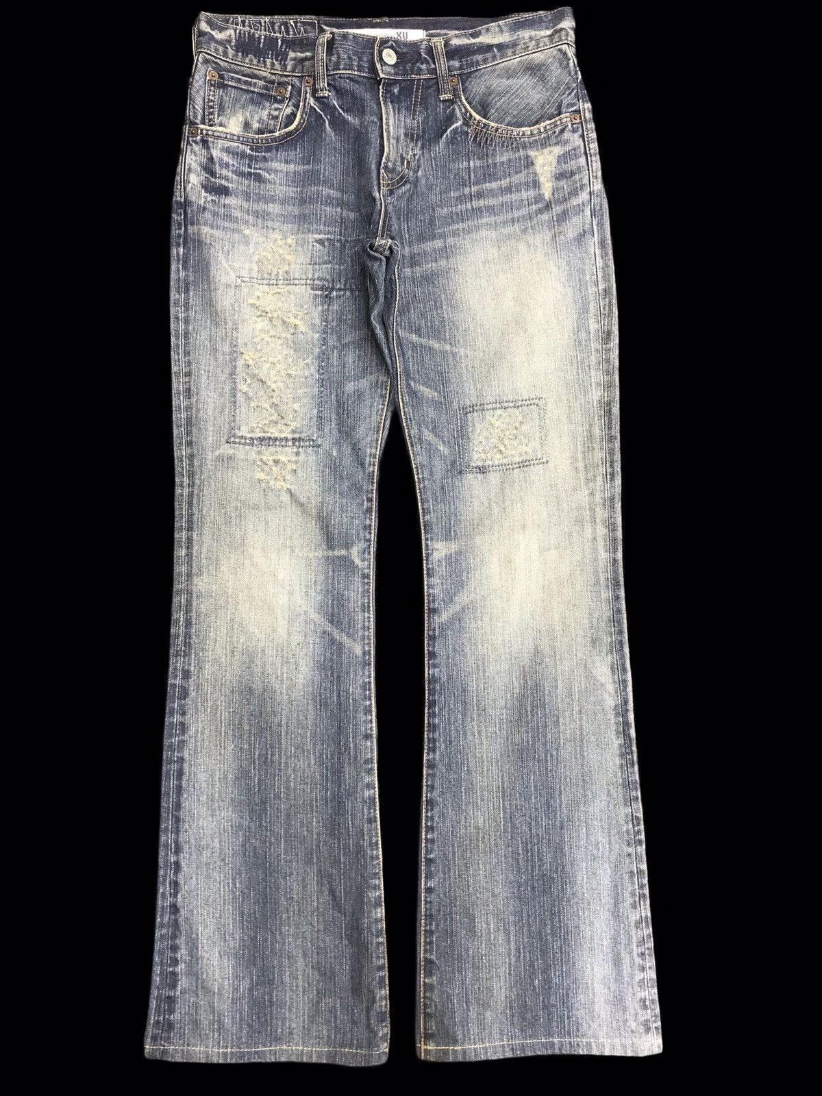 Edwin × Versace 💥FLARE💥 EDWIN DISTRESSED DENIM F48 Size US 31 - 2 Thumbnail