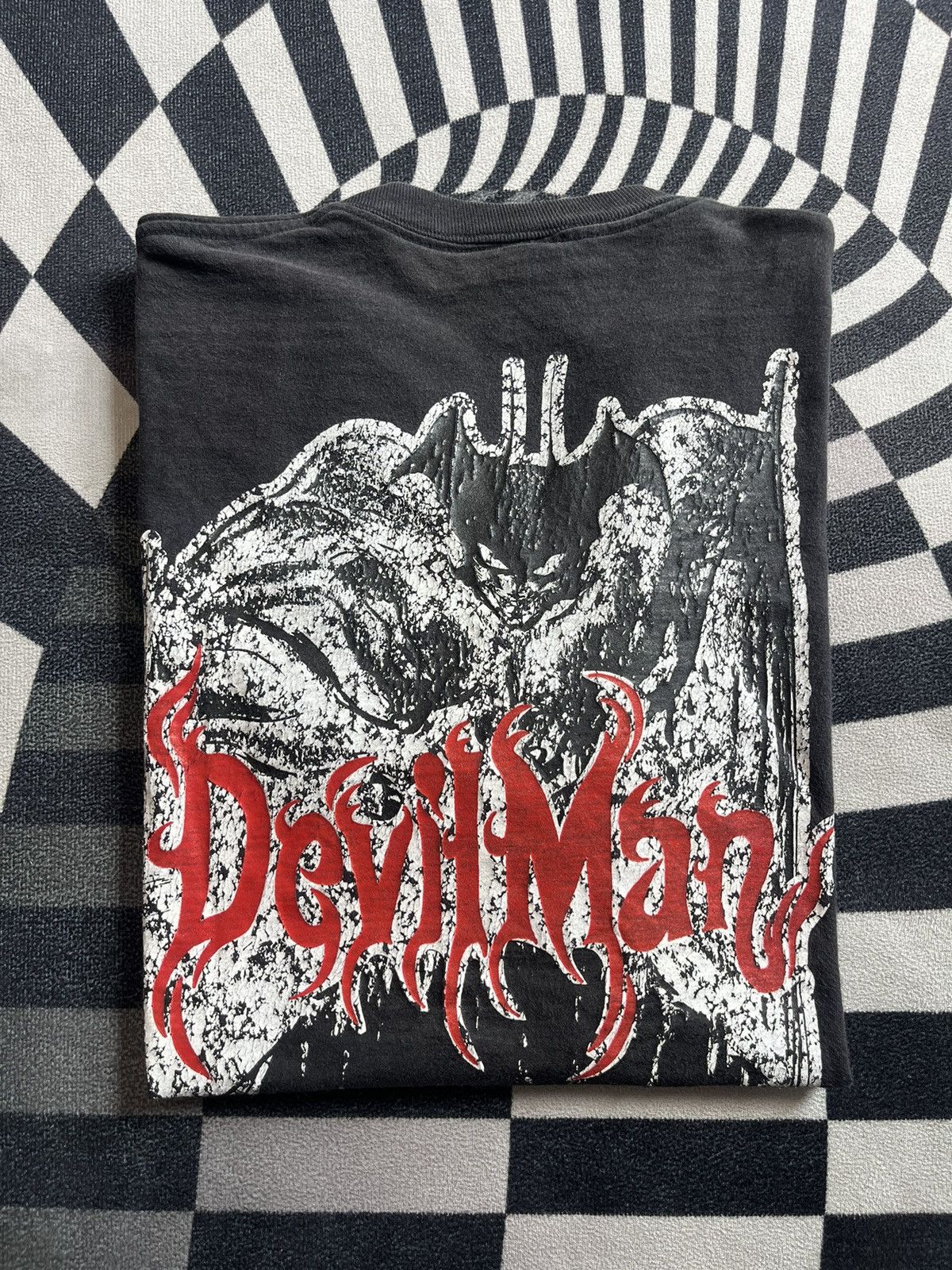 Anime Vintage 1993’s Devilman Go Nagai Anime T-Shirt Size US L / EU 52-54 / 3 - 1 Thumbnail